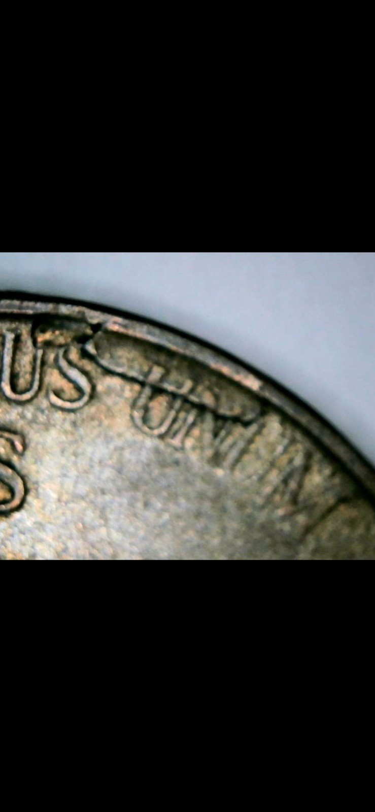 1945 S Jefferson War Nickel Planchette Error On Reverse Die Break 35% Silver