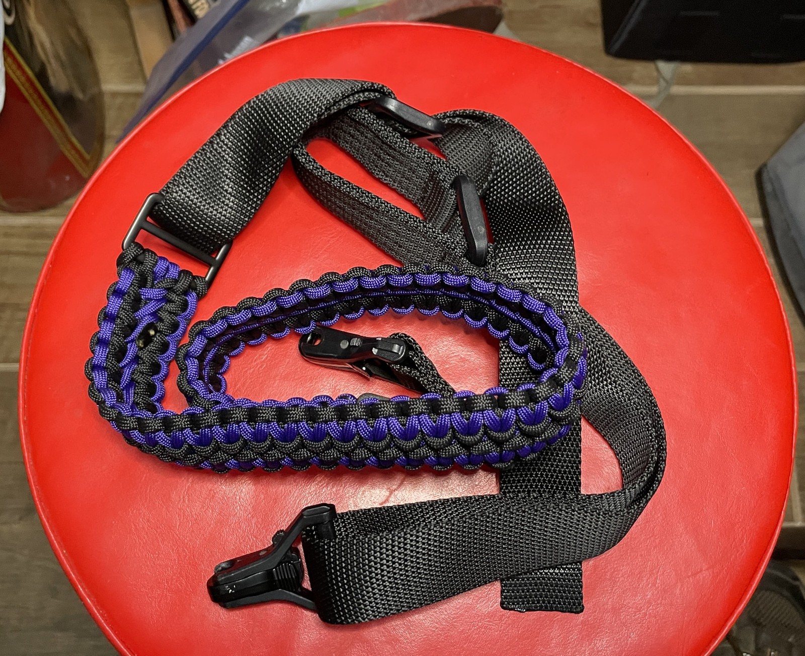 Jacobs Quality Tactical Single & Two Point Purple Paracord Rifle Sling USA Made!