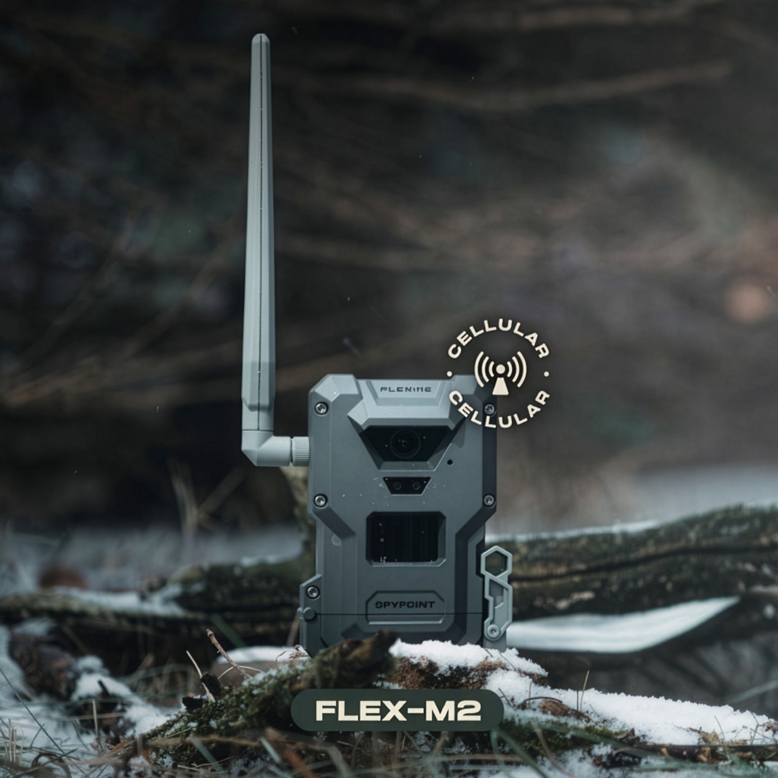 Spypoint FLEX-M2 Trail Camera with 32MP and 90ft Detection Range (2-Pack)