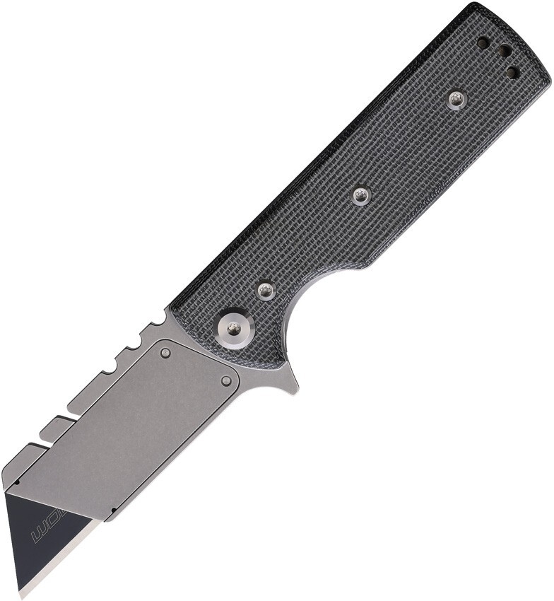 Chaves C.H.U.B. Flipper Liner Utility Box Cutter 2" Micarta Folding Knife 14242