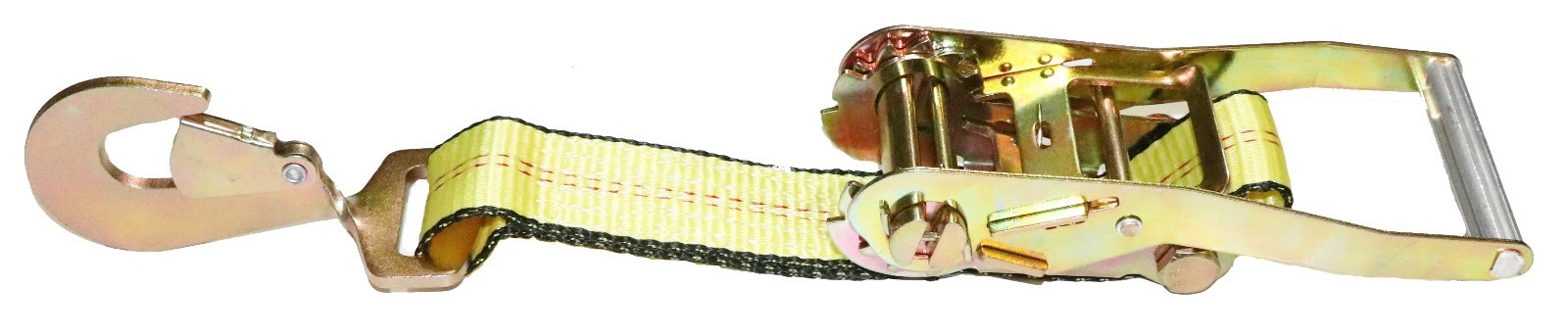 (4 PACK) 2" x 8' Axle Strap Ratchet Tie Down with Snap Hook- Tow Strap Ratchet