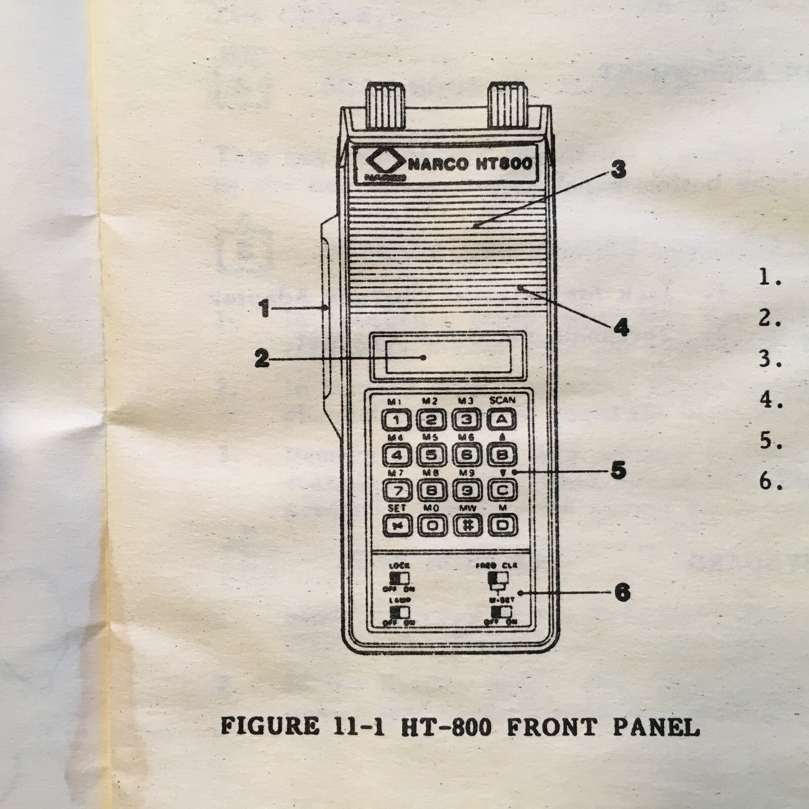 Narco HT 800 Handheld Transceiver Operator's Manual.