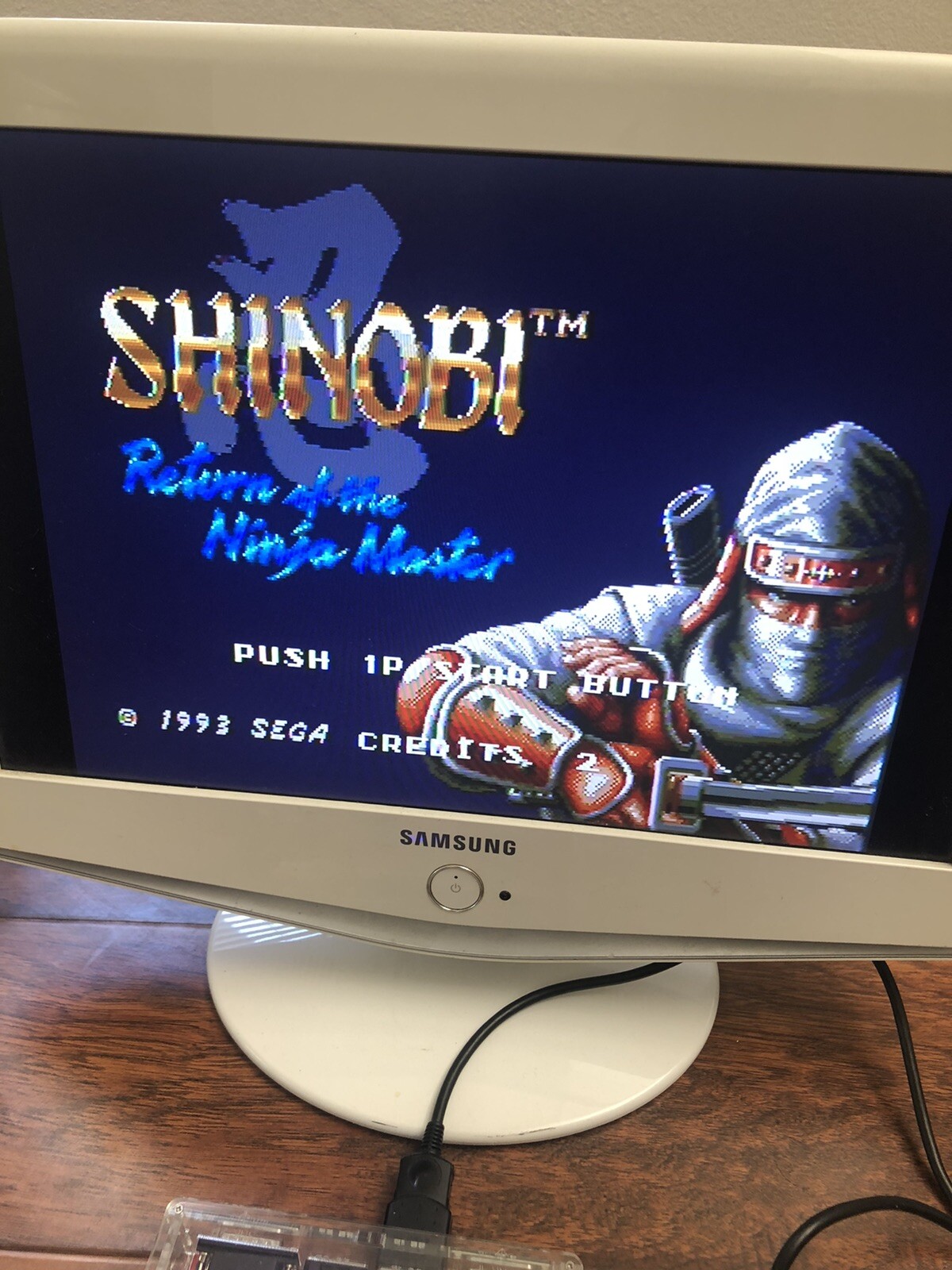 Sega Mega Play Arcade Pcb Great condition tested Working Rare with Shinobi 3