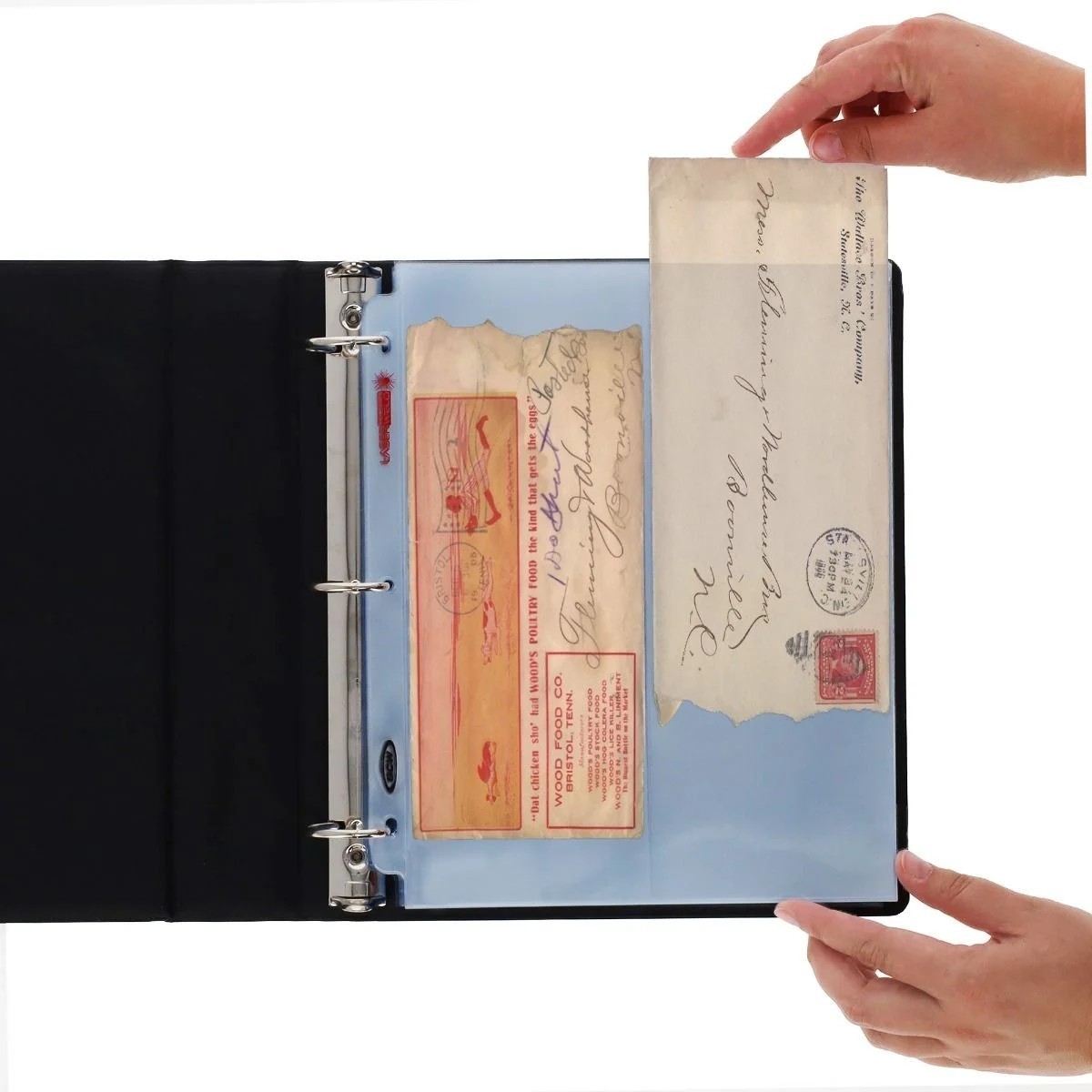 NEW (15 CT) BCW LaserWeld 2-Pocket Envelope Page