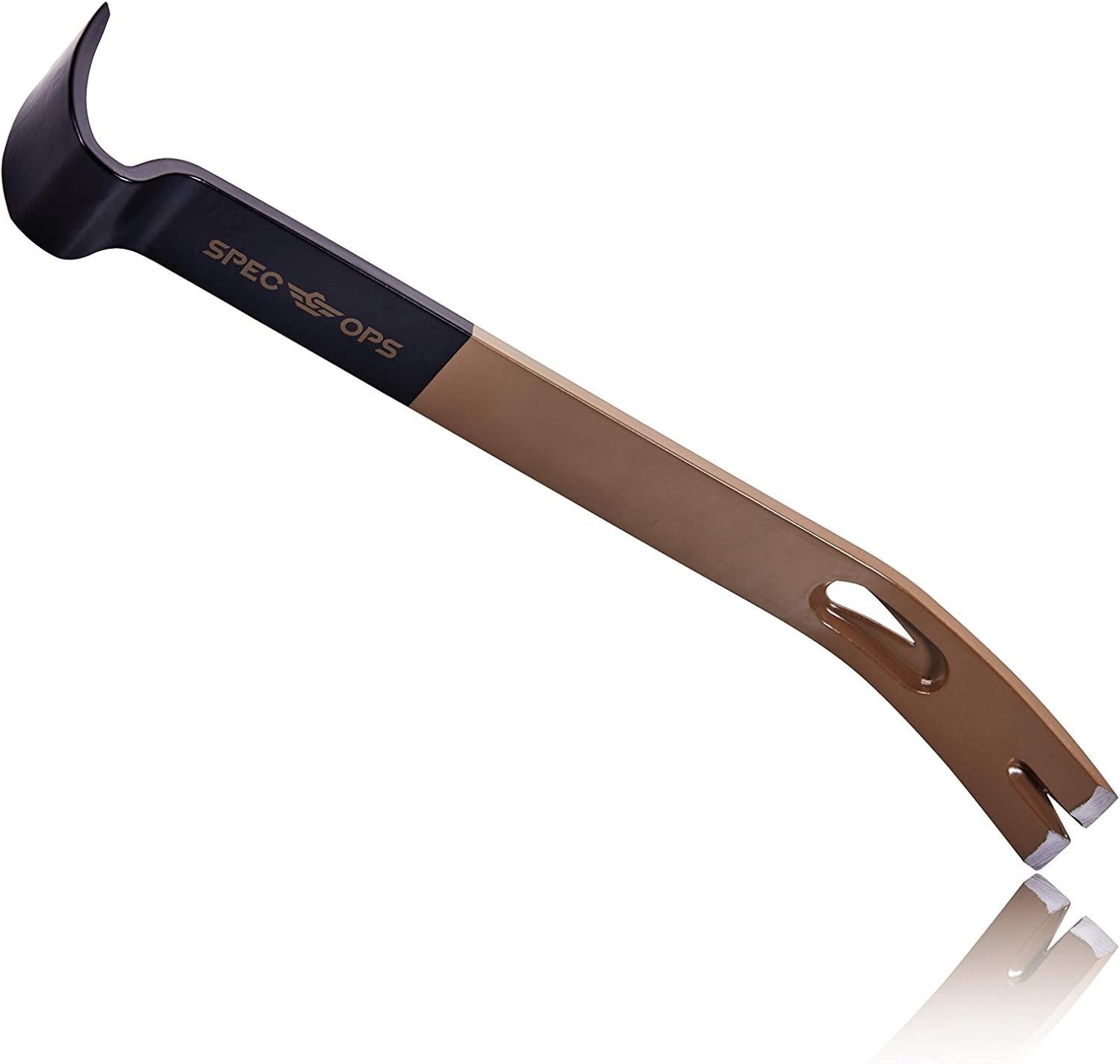 Durable 15-Inch Flat Pry Bar Crowbar for Professional Nail Pulling & Demolition