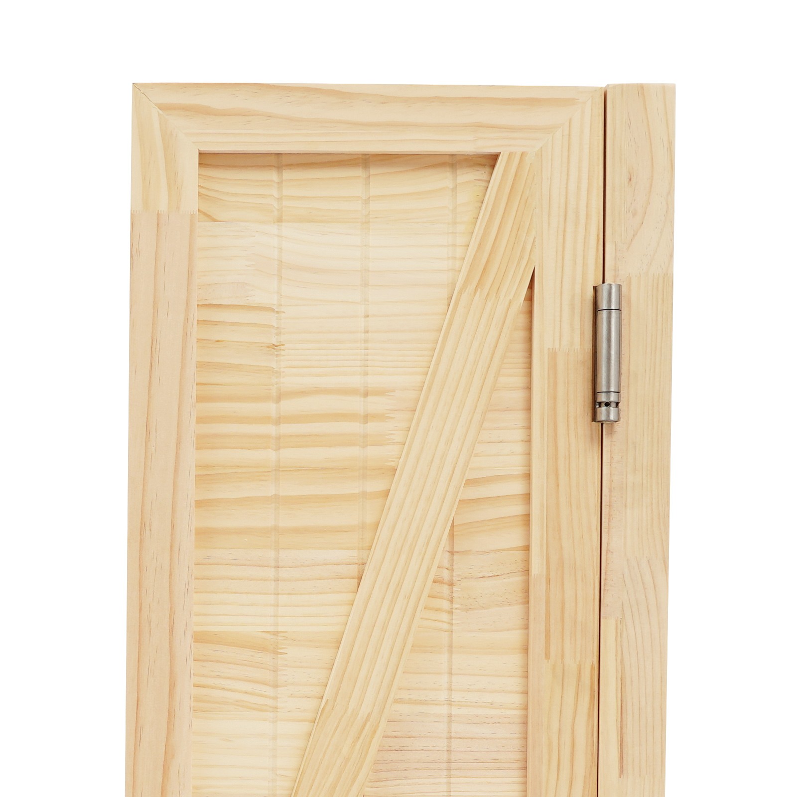 Entrance Partition Doors Solid Wood Double-Door Leaf Partition Door 80x90cm