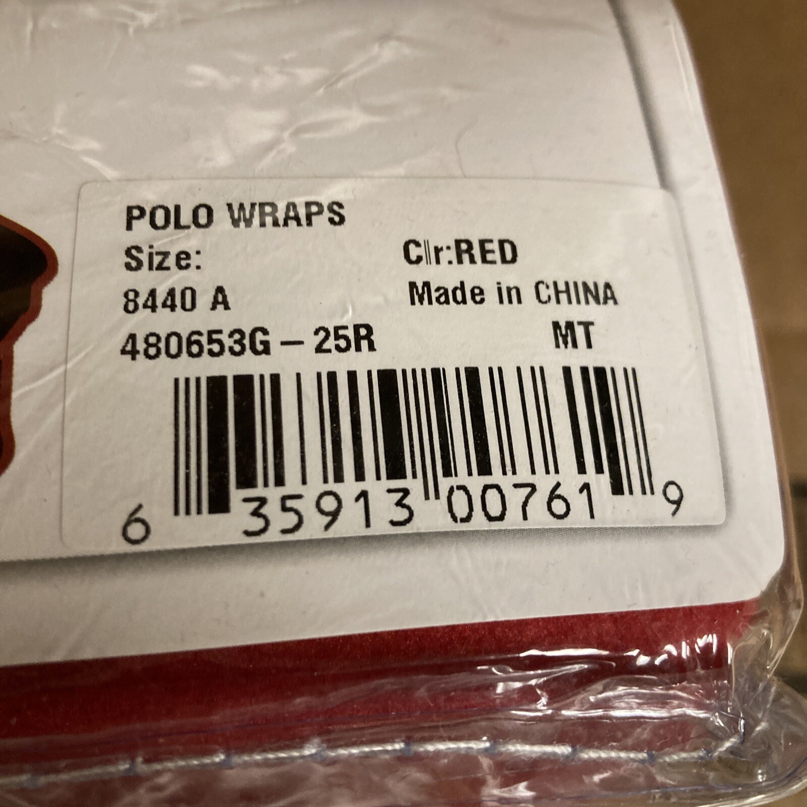 Chem Tac Inc Polos Red 4/set