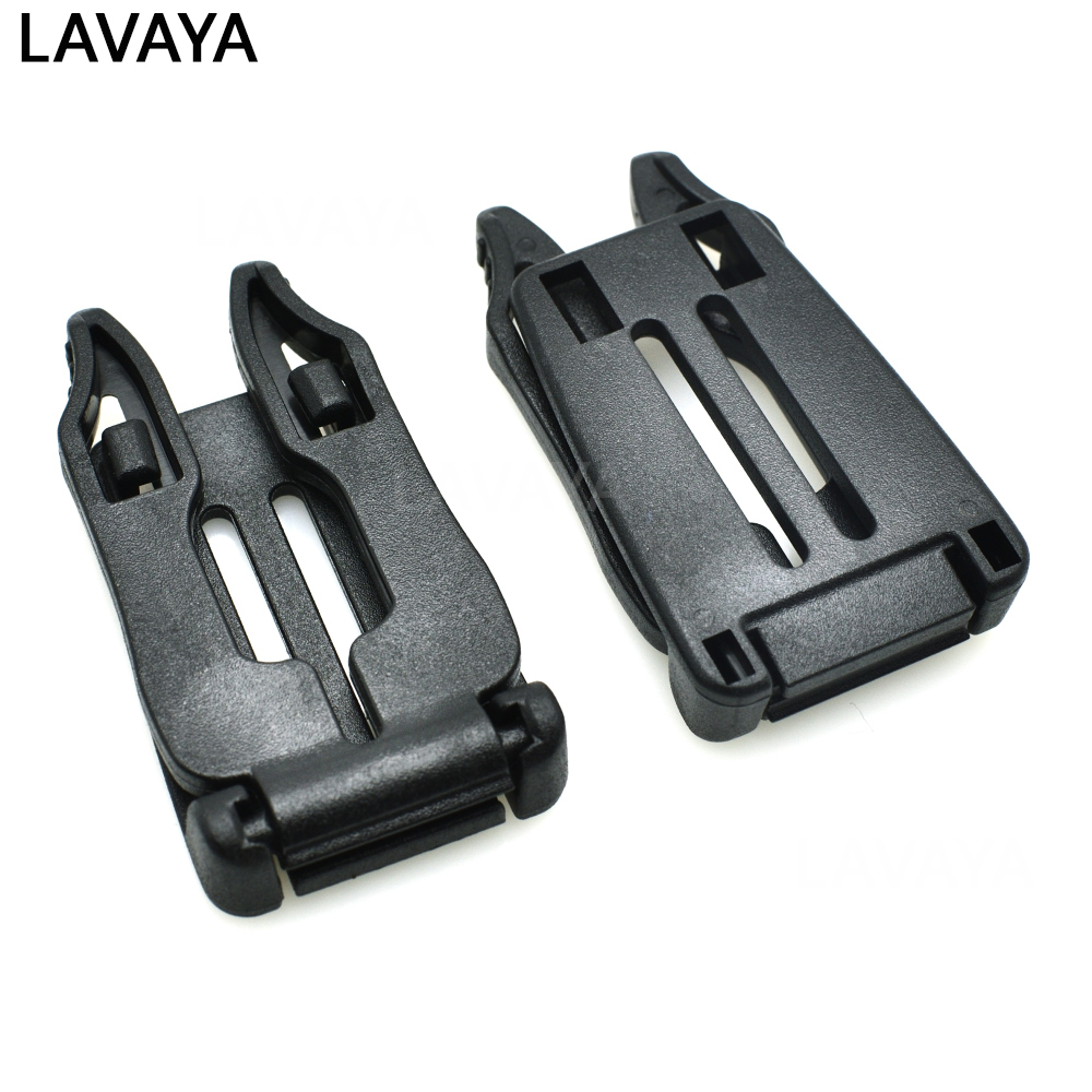 Black Multi Molle Tactical Adjustable Foldable EDC Clip Buckle Connect Lock