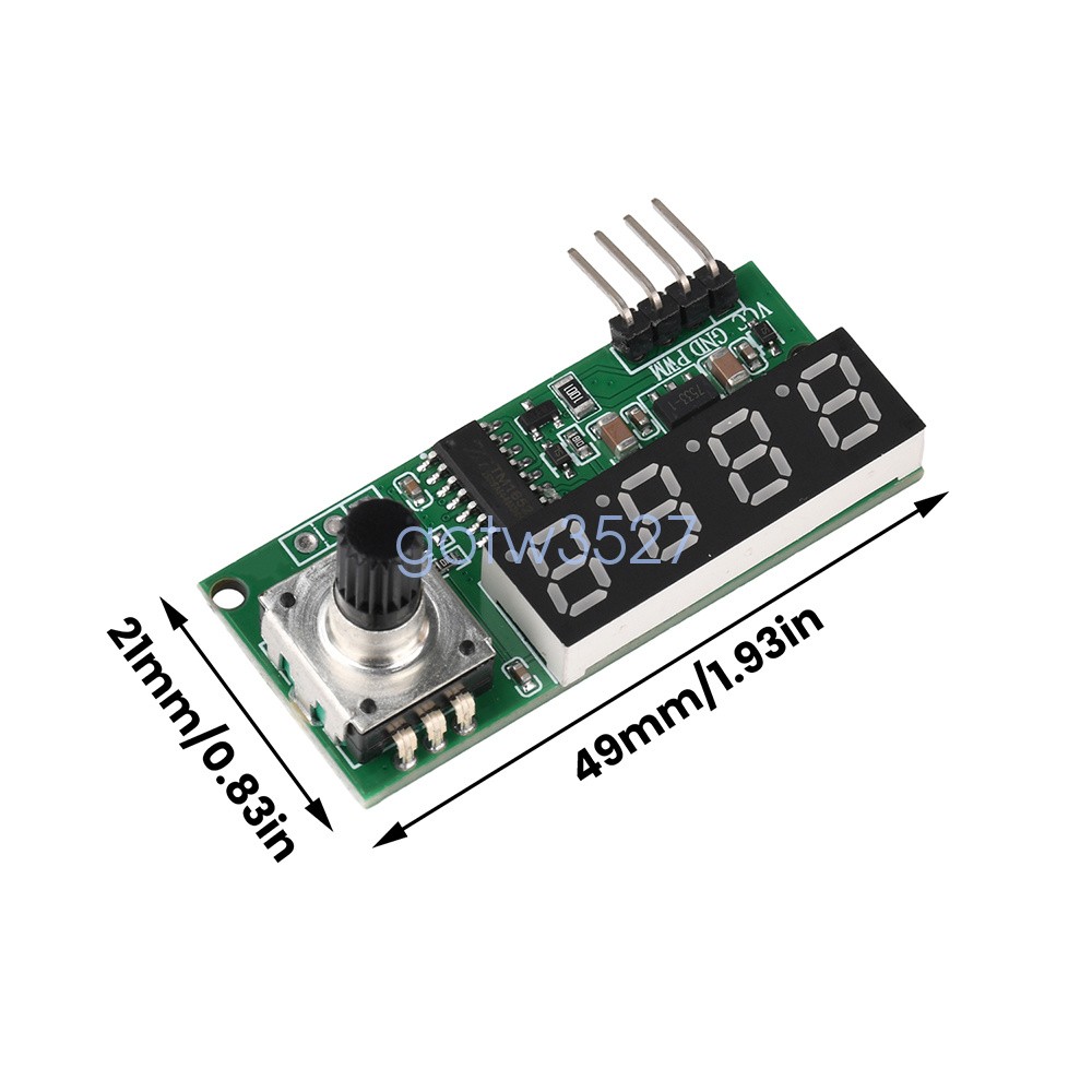 Adjustable PWM Pulse Frequency Duty Cycle Digital Square Wave Signal Generator