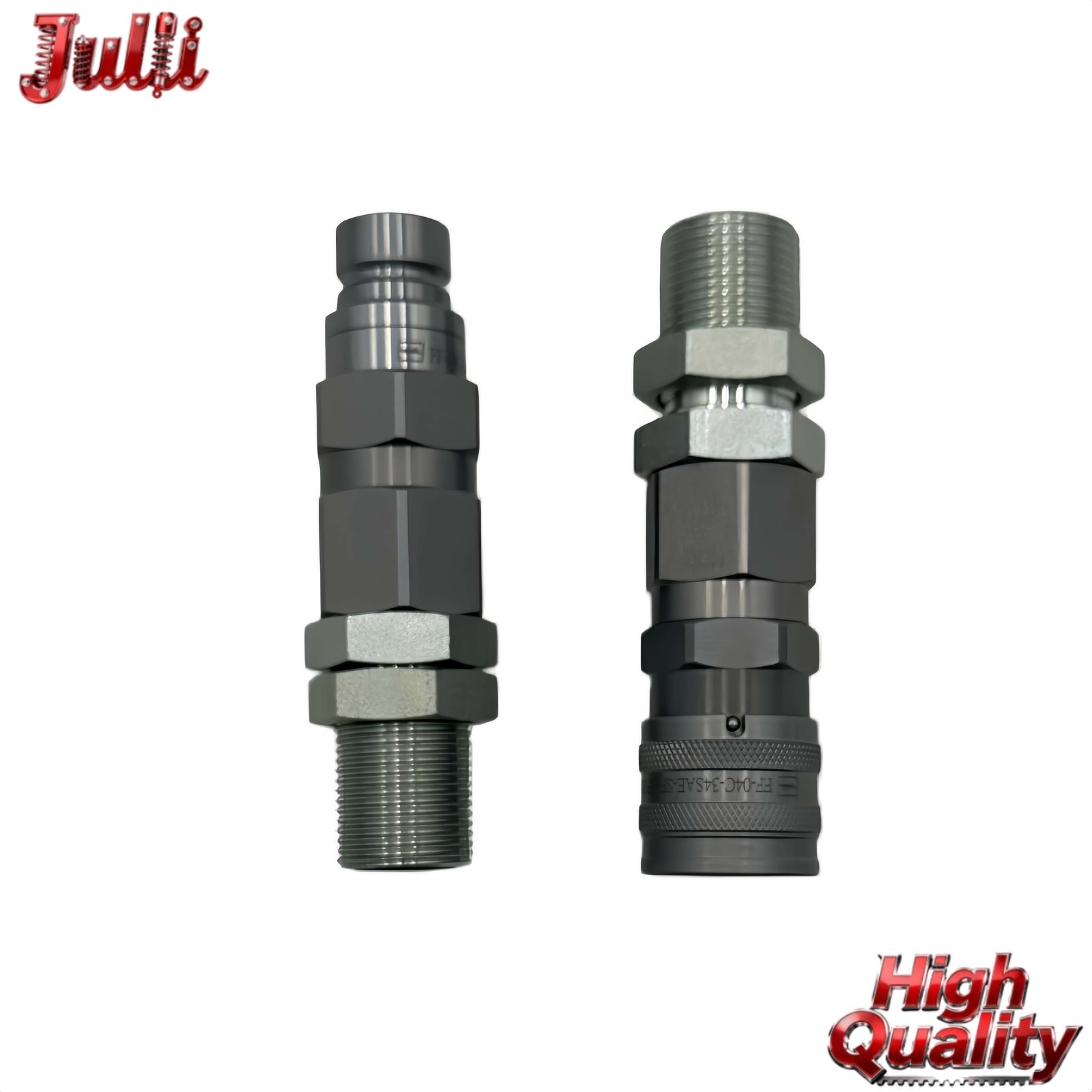 For John Deere 35G 50C 260 325 CT332 Hyd.Quick-Connect Coupler 4486230 4486229