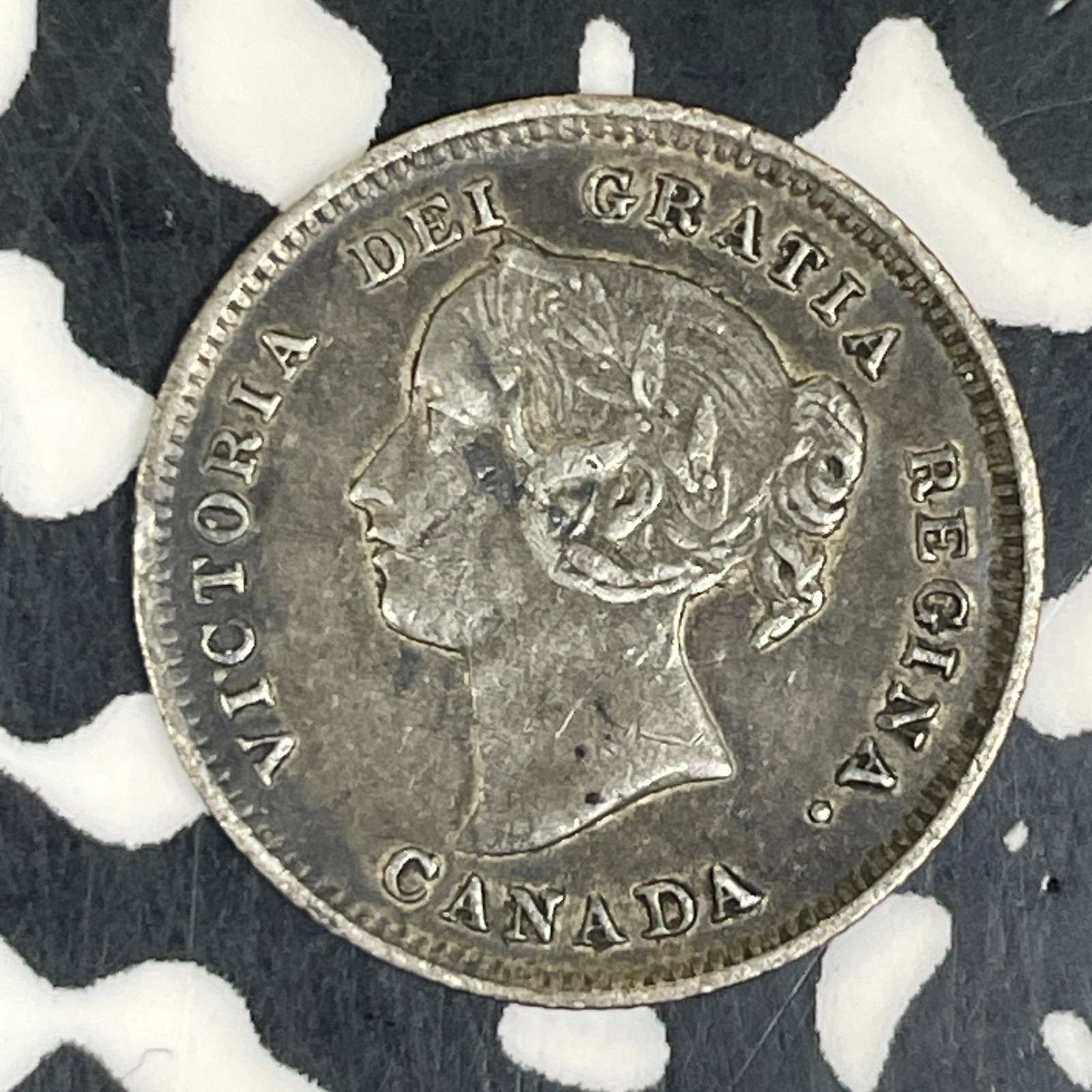 1899 Canada 5 Cents Lot#C8648 Silver! Nice!