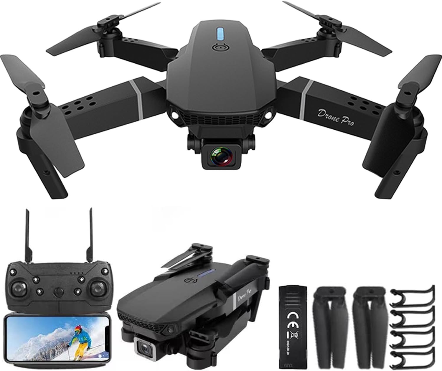 Mini Drone with Camera for Adults - Christmas Toy Gift for Beginner Age 15 Years
