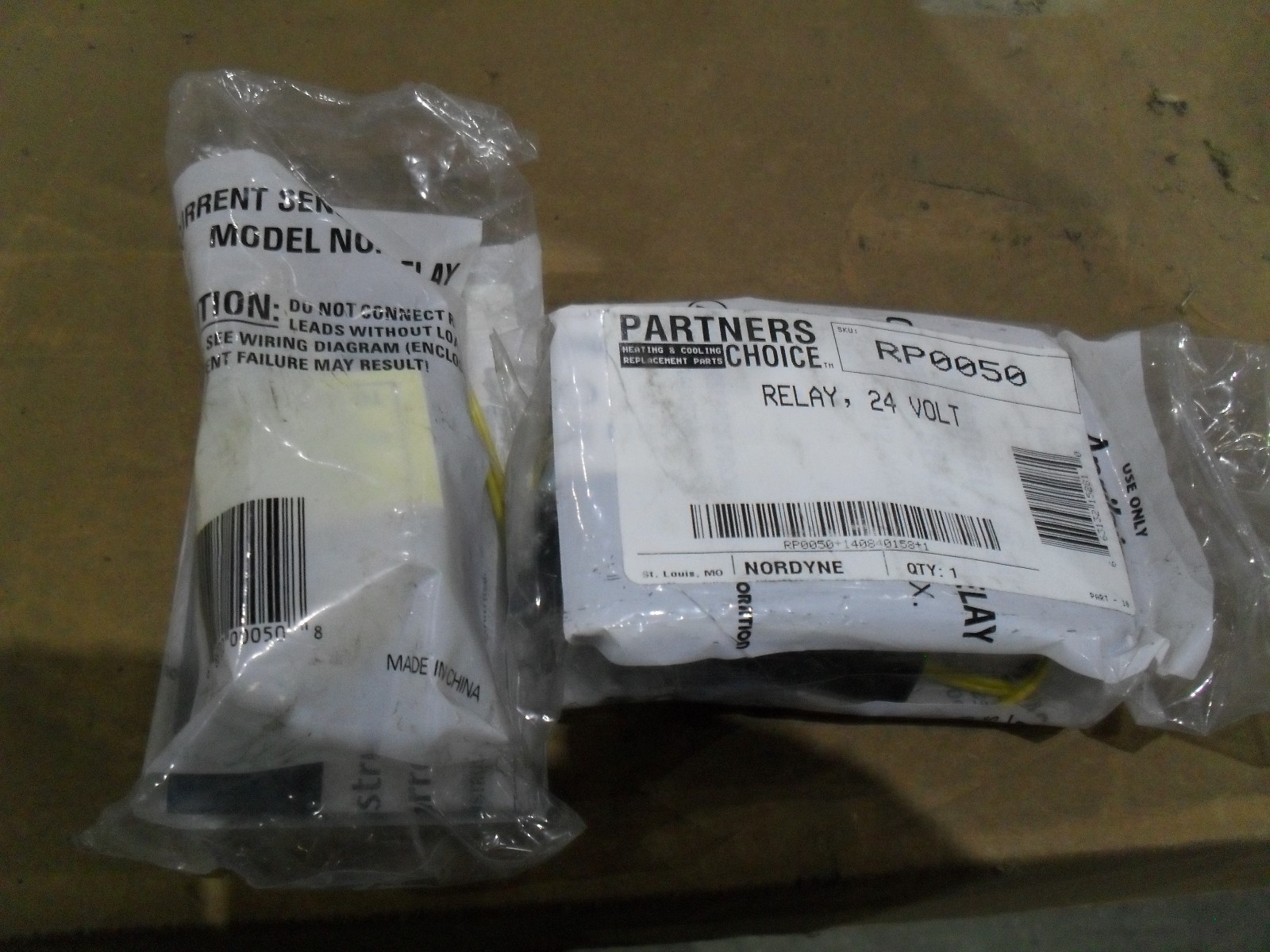 Nordyne Part RP0050 24 Volt relay