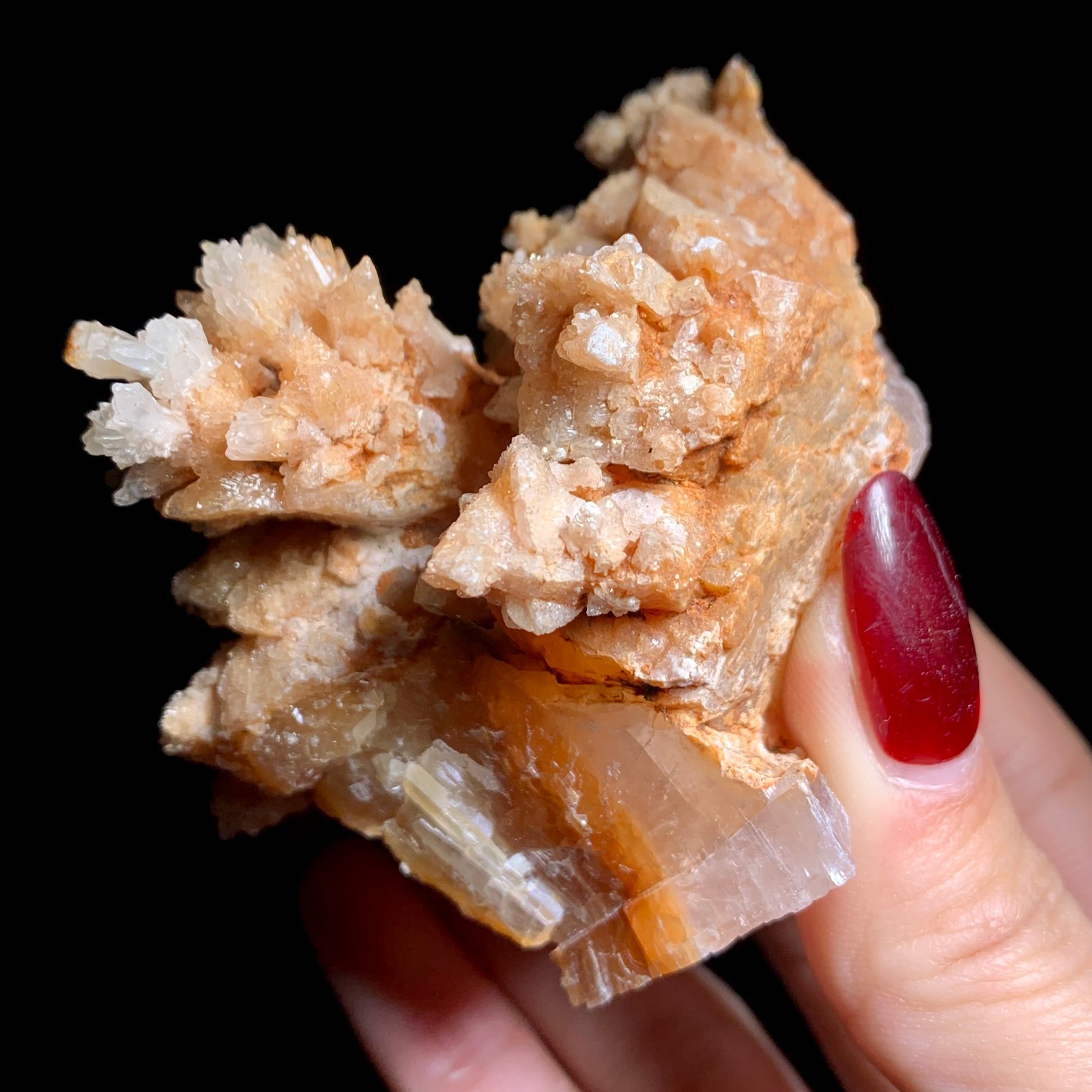 120G Specia Natural Beautiful Plaster Flower Mineral Specimen/Gift