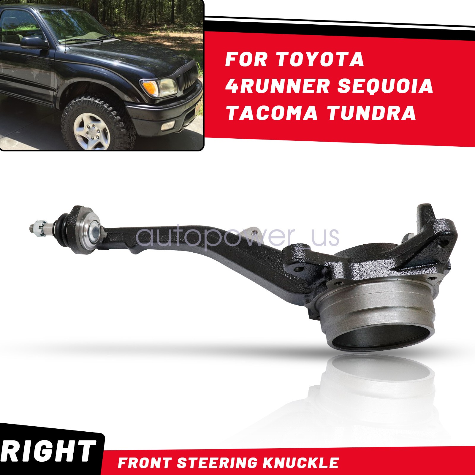 For Toyota Tundra 2000-2003 Sequoia 2001-2003 Front Steering Knuckle Right