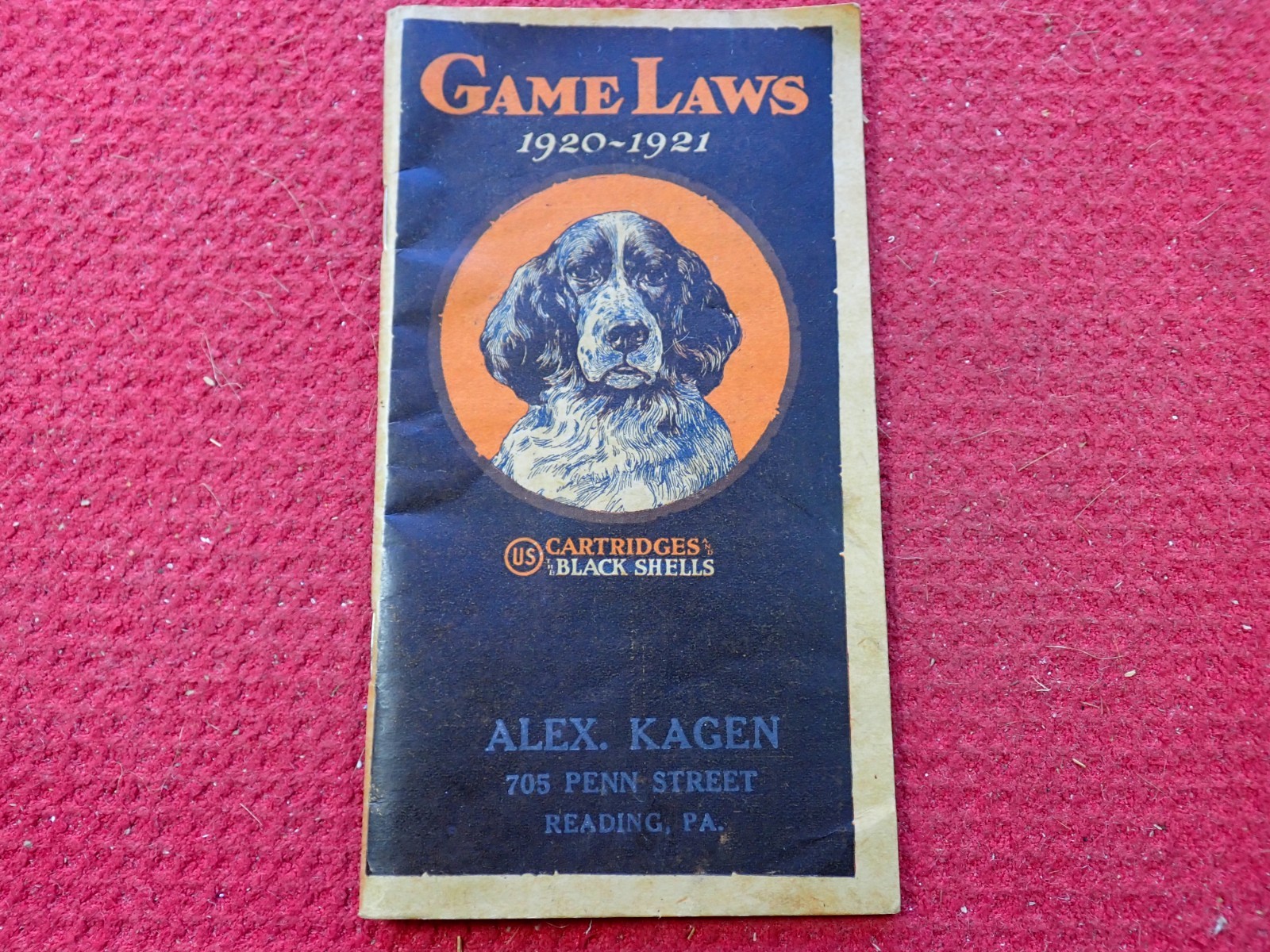 Antique 1920-1921 Game Laws for All States US Cartridges  Hunting Rules