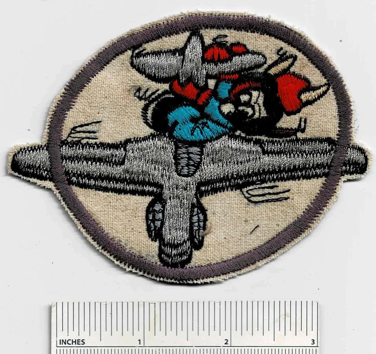 WW2 DISNEY GREMLIN Fighter Bomber Squadron P-40 USAAF Patch Walt Disney WWII