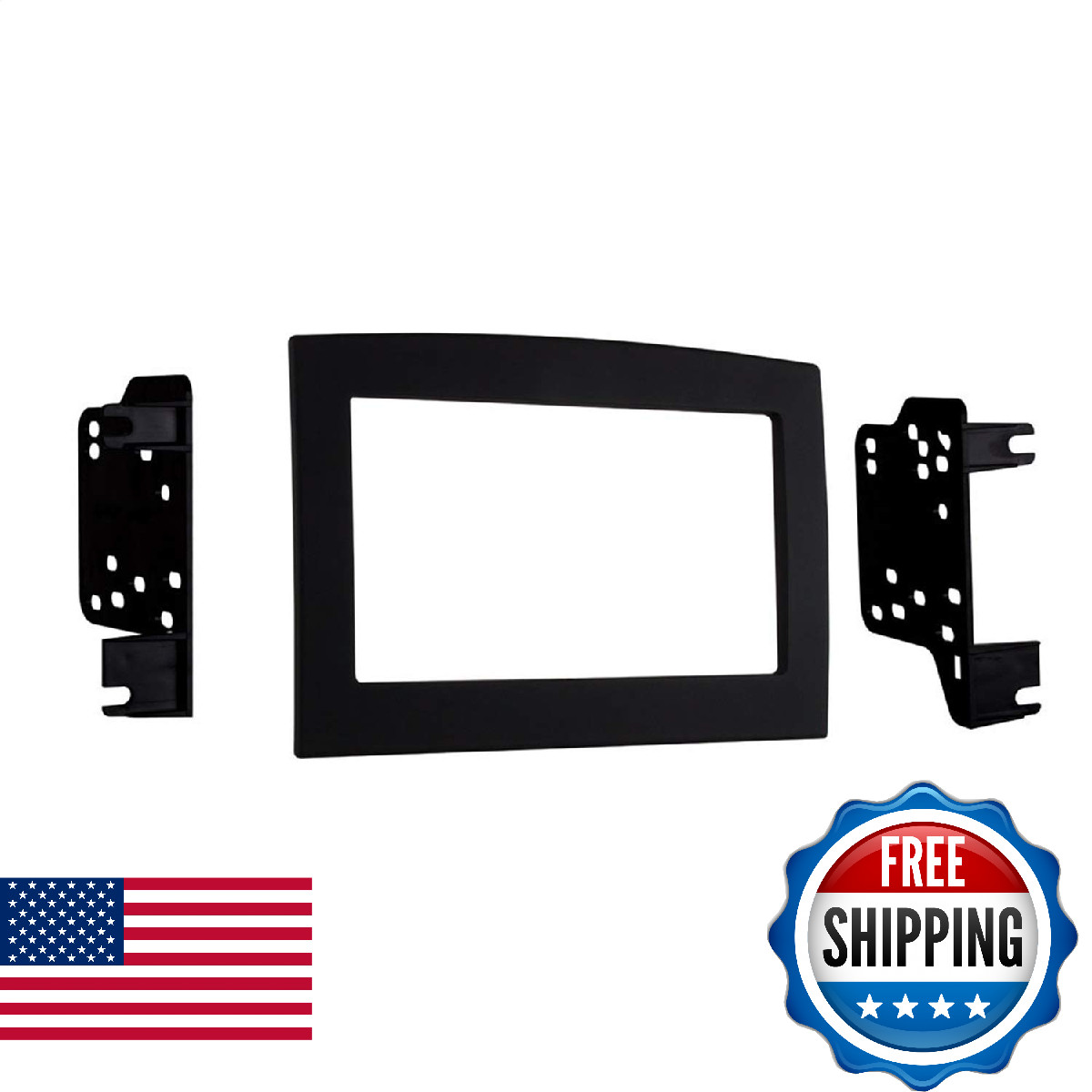 Metra Electronics 95-6528B Double Din Dash Kit For 2006-2010 Dodge Ram Black