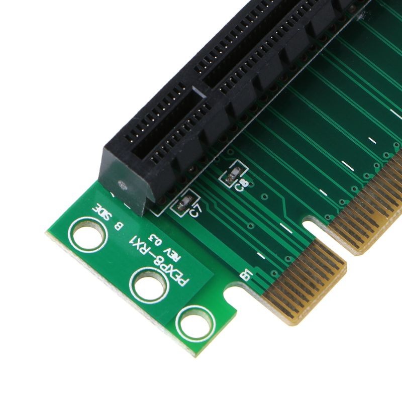 PCI-Express 8X Riser Cards Extender Extension Right Angle Riser Adapter for 1U