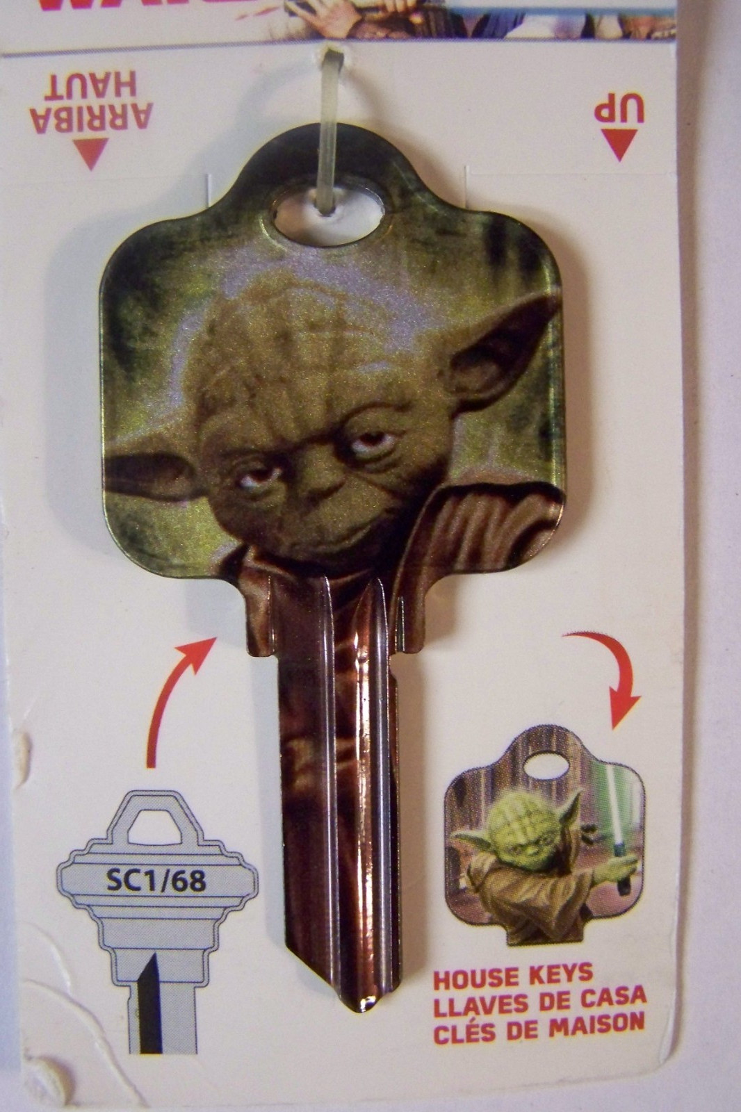 Yoda Star Wars Schlage SC1 House Key Blank