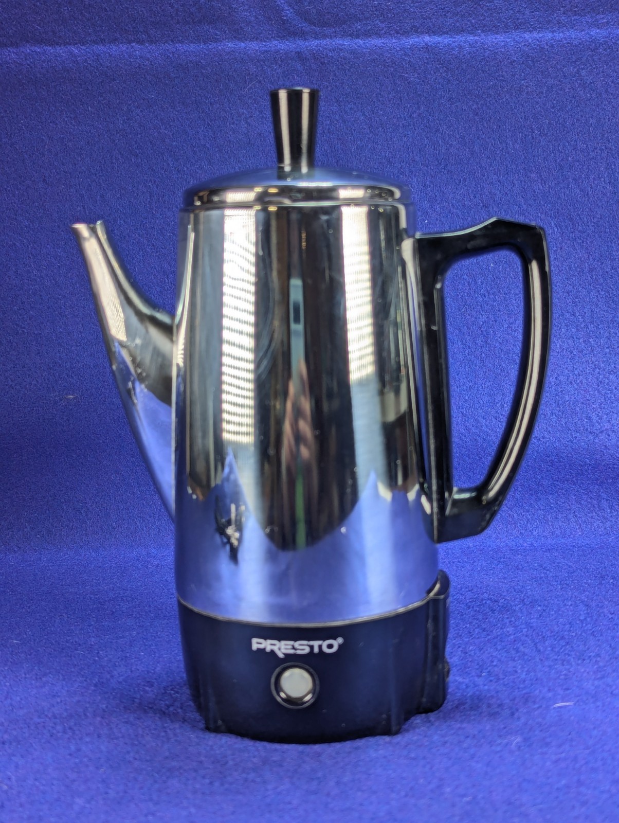 PRESTO Super fast Fully Automatic Percolator MODEL 0282202 Chrome Coffee Brew