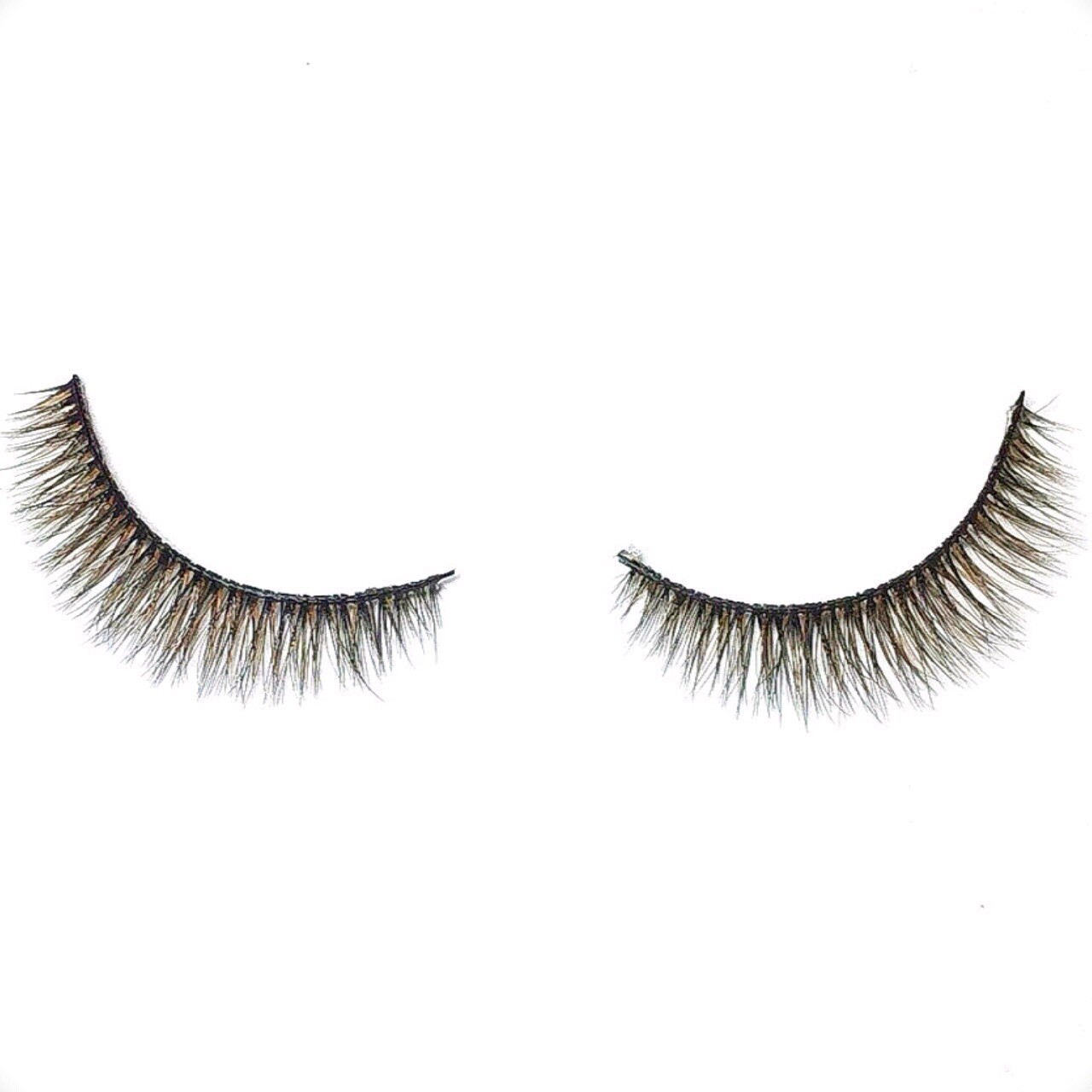 2 Pairs / Intense Brown False Eyelashes / “Hope”