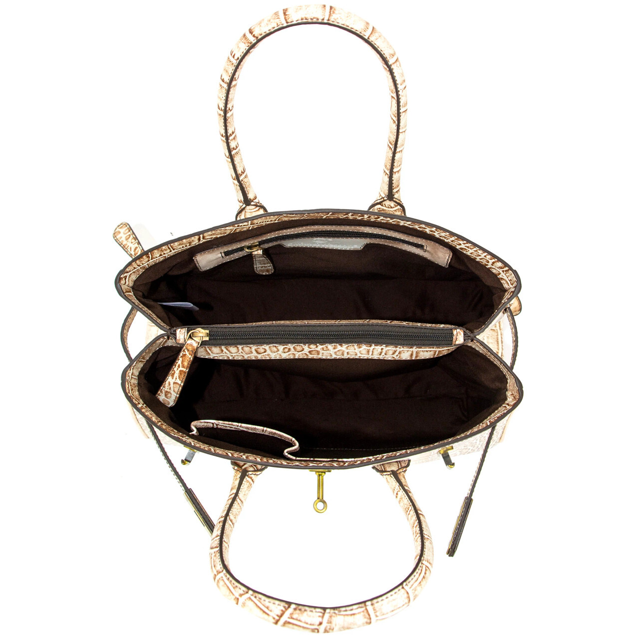 S & W Croco Leather CCW Handbag