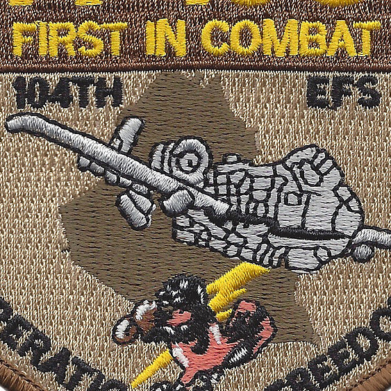 104th Expeditionary Flight Sqadron A-10C Operation Iraqi Freedom Patch