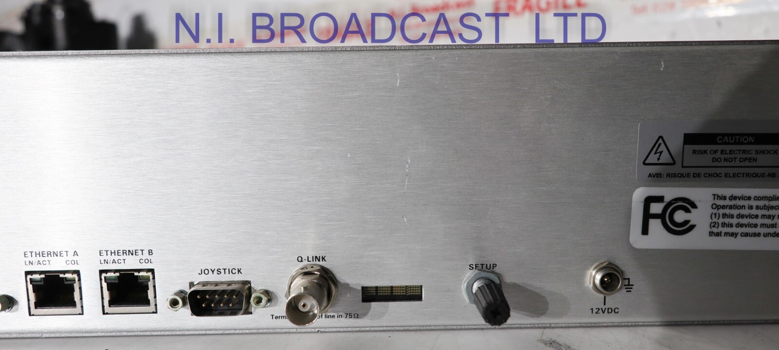 1x Evertz cp2032e ethernet IP router matrix panel