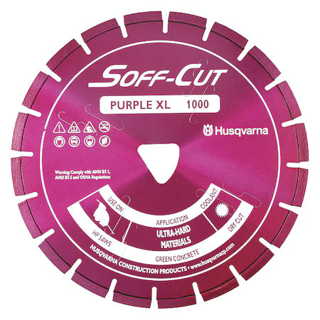 Husqvarna Xl6-1000 Diamond Saw Blade, Masonry, 6 In. Dia.