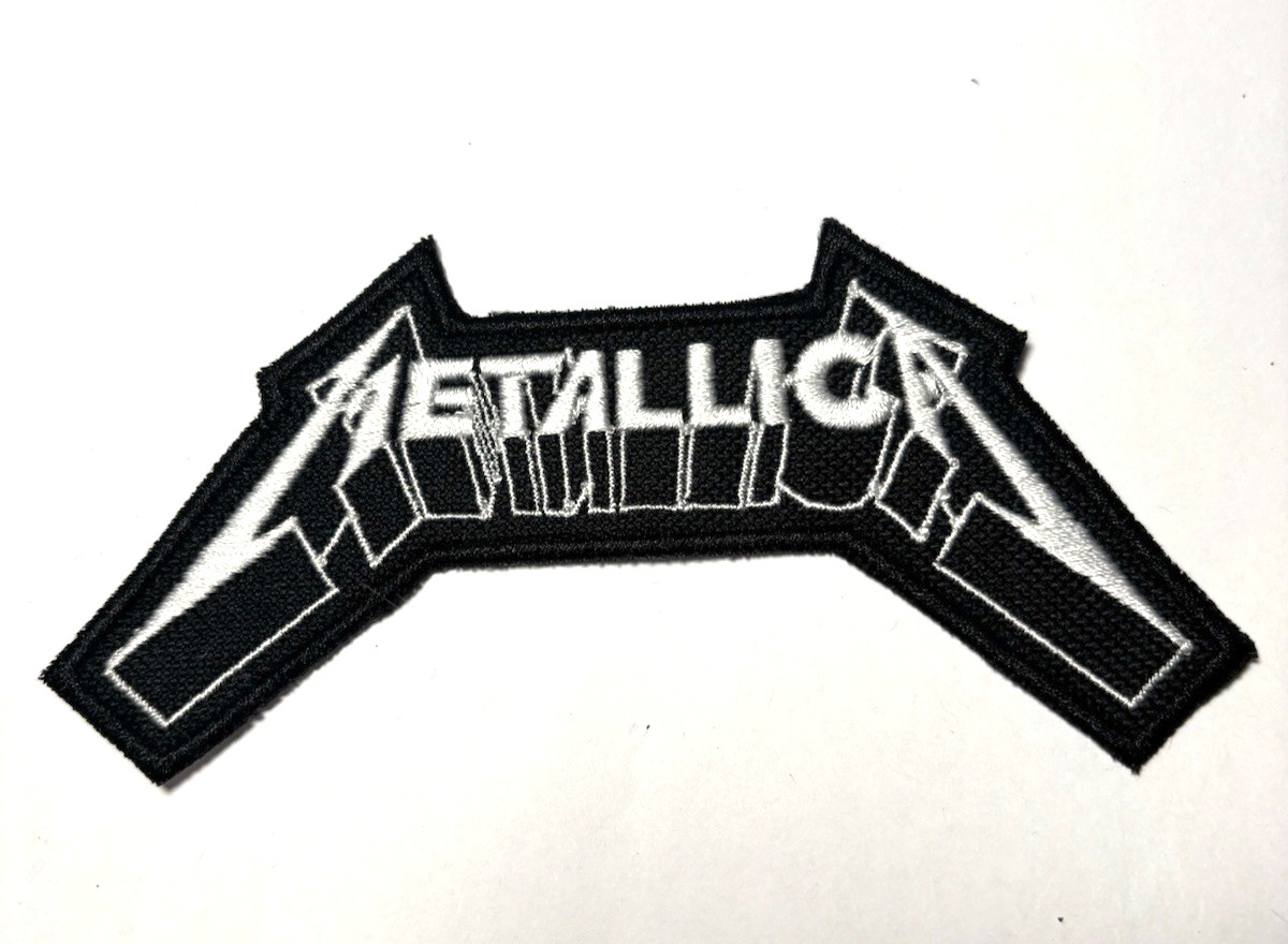 Metallica Patch Embroidered Iron/ sew On 3D Logo Patch Thrash Metal