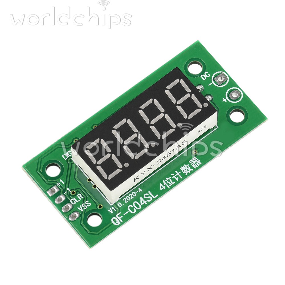 1/5/10PCS DC4-40V 0-9999 Digital Counter Module With Power Cut Memory Function
