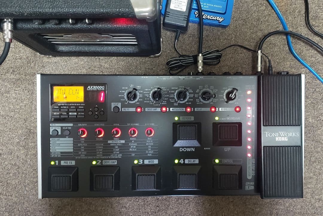 Korg AX3000G ToneWorks Guitar Multi Effects w/ Original Adapter Tested Working