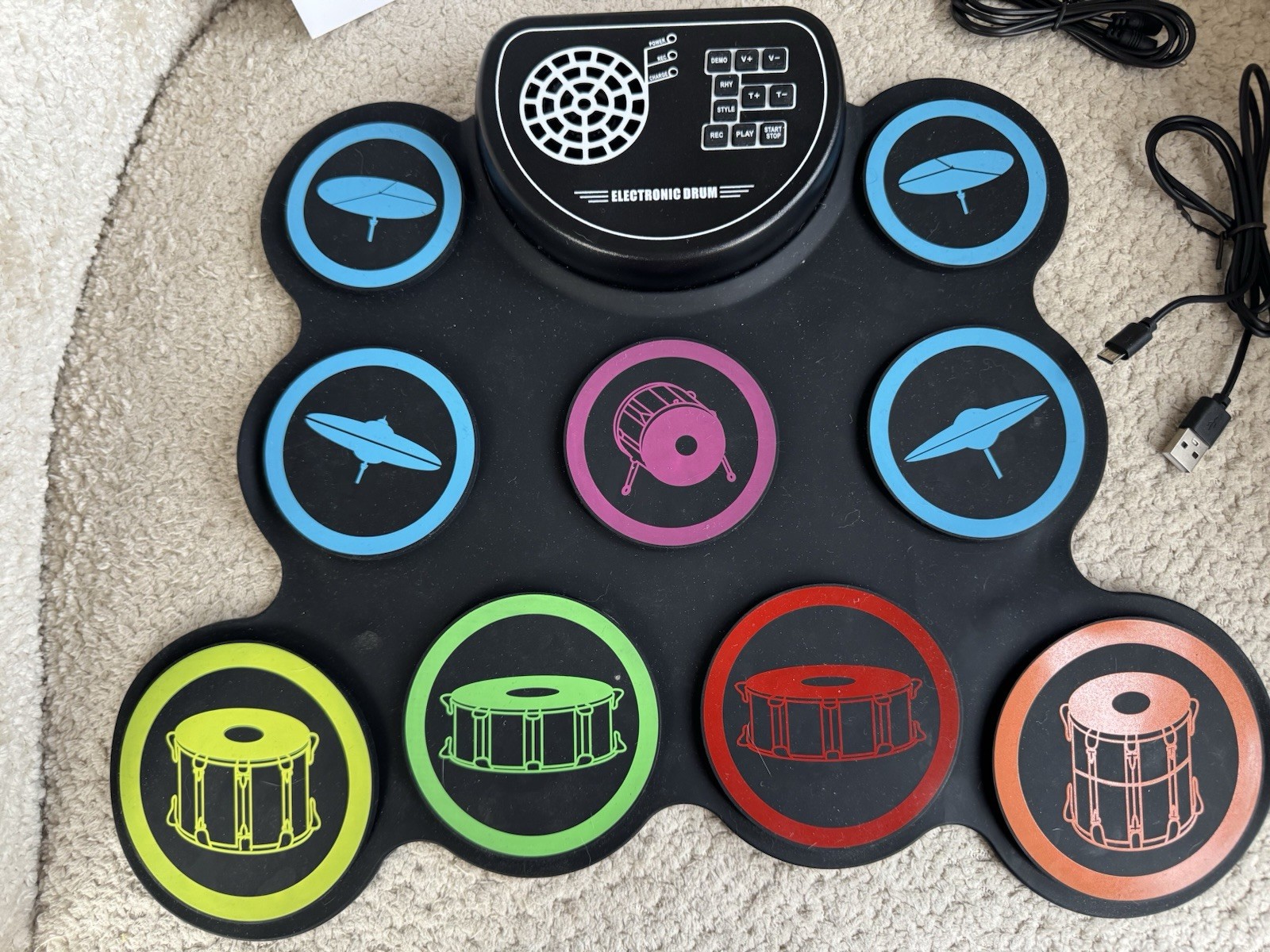 Electronic Drum Pad Tested Works Great