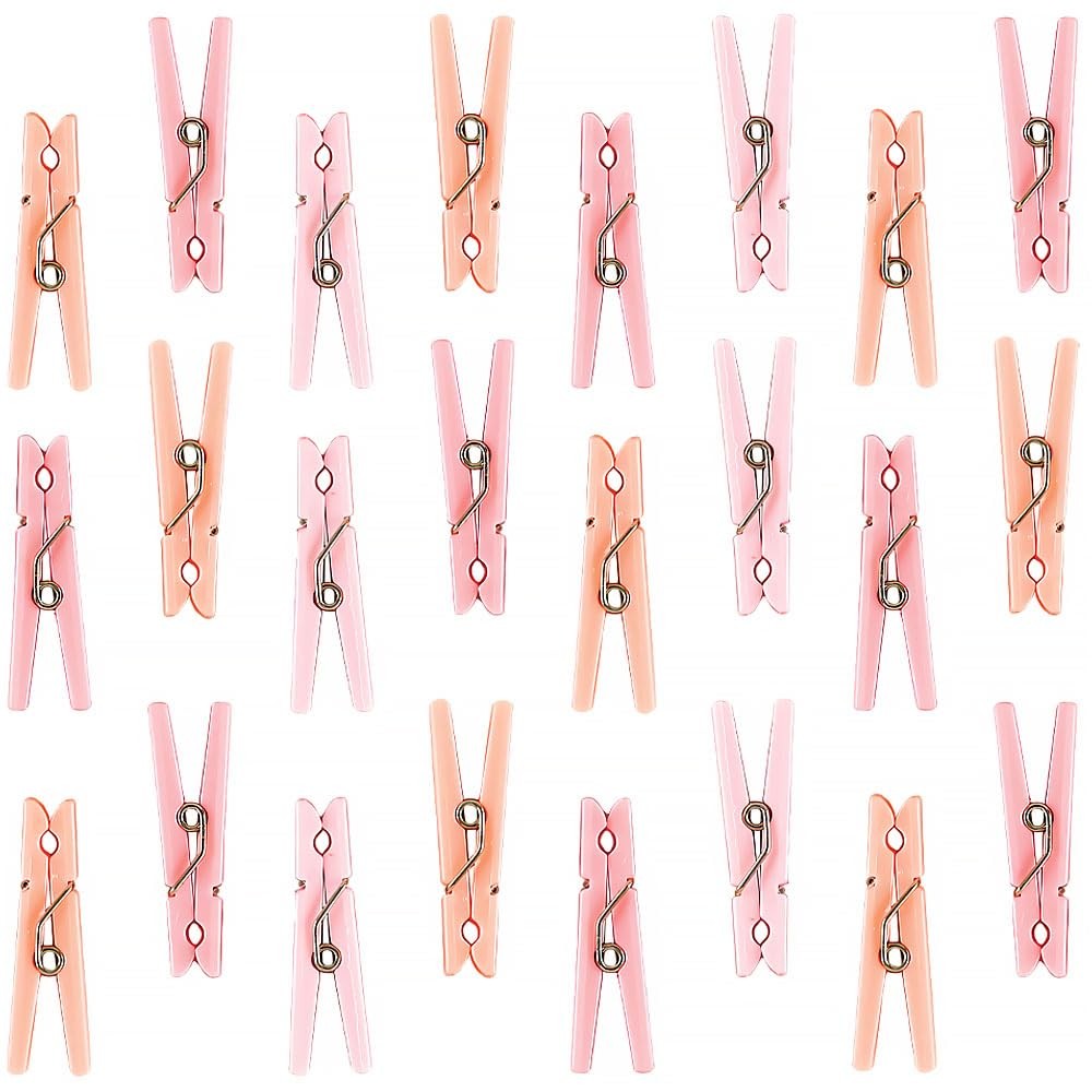 Amscan Clothespins Favors Multi Pink Plastic Clips 1 37 x 37 Perfect Events