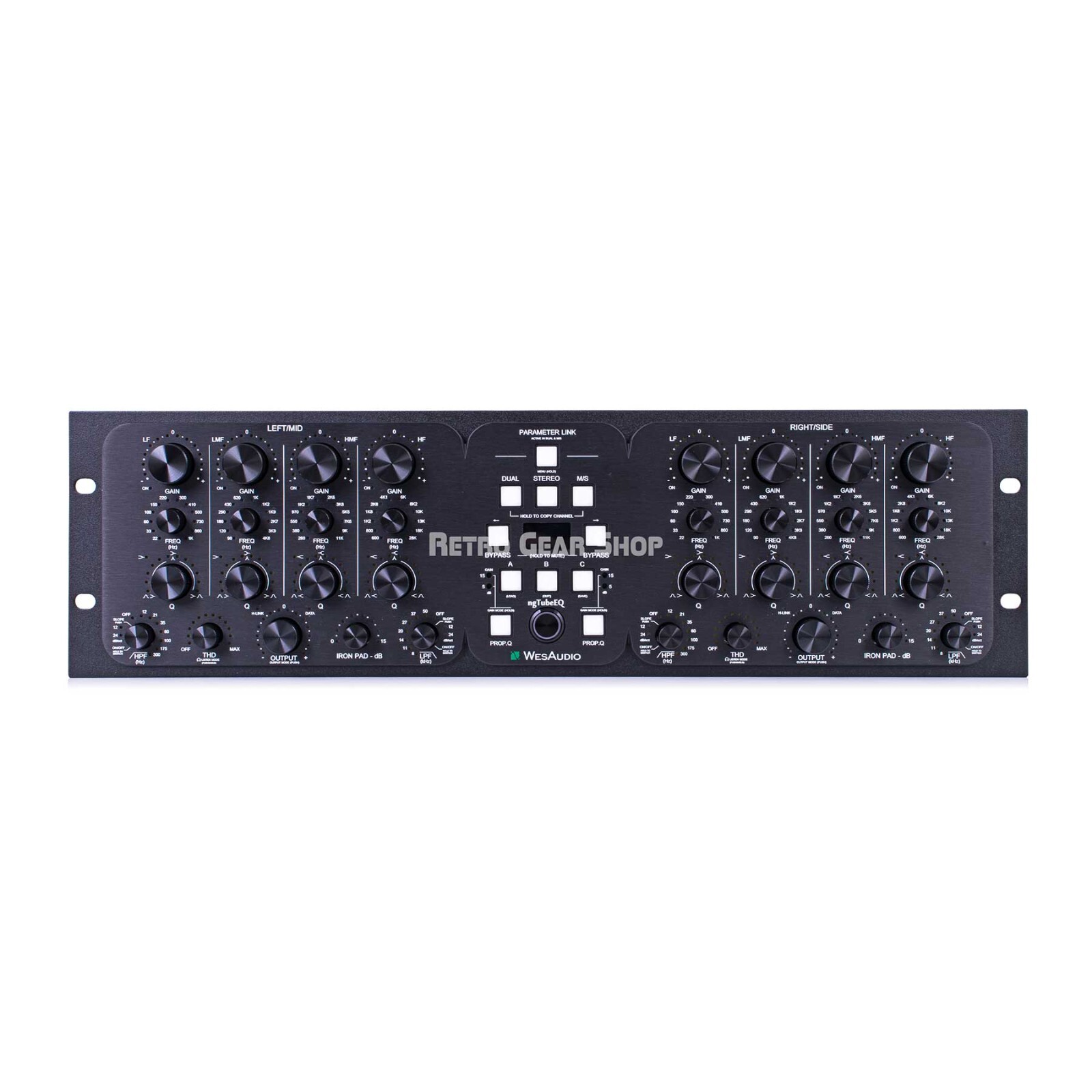 WesAudio ngTubeEQ Tube Equalizer Digital Recall and Automation Wes Audio Mint
