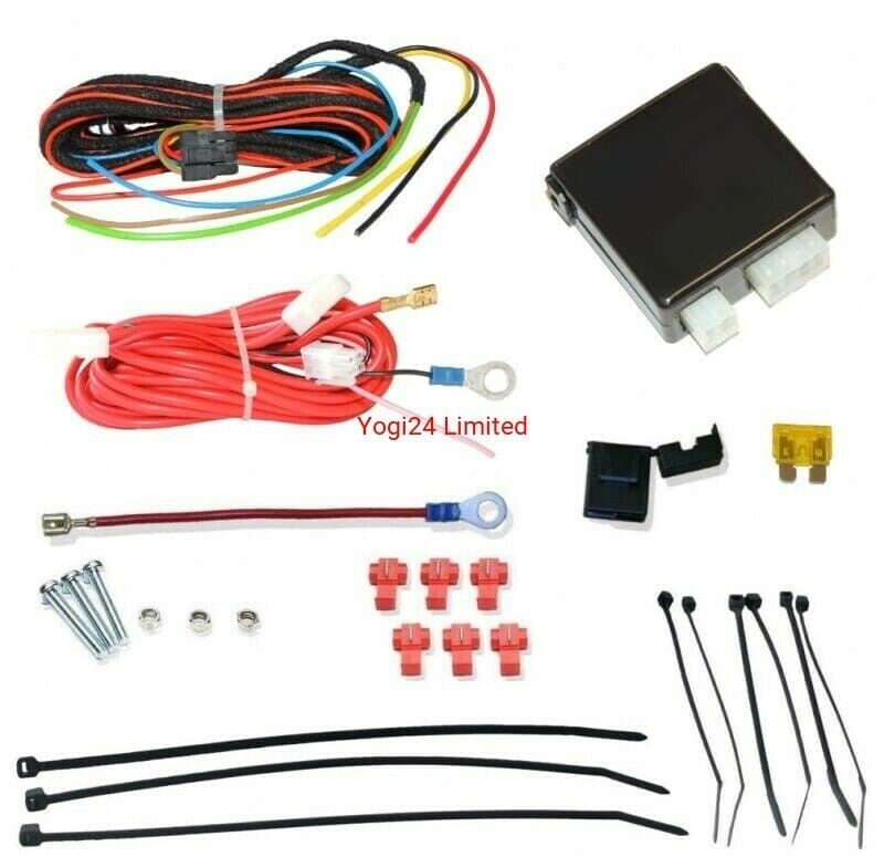 13 Pin Universal Tow Bar Wiring and Bypass Relay  For Citroen Nemo 2008-
