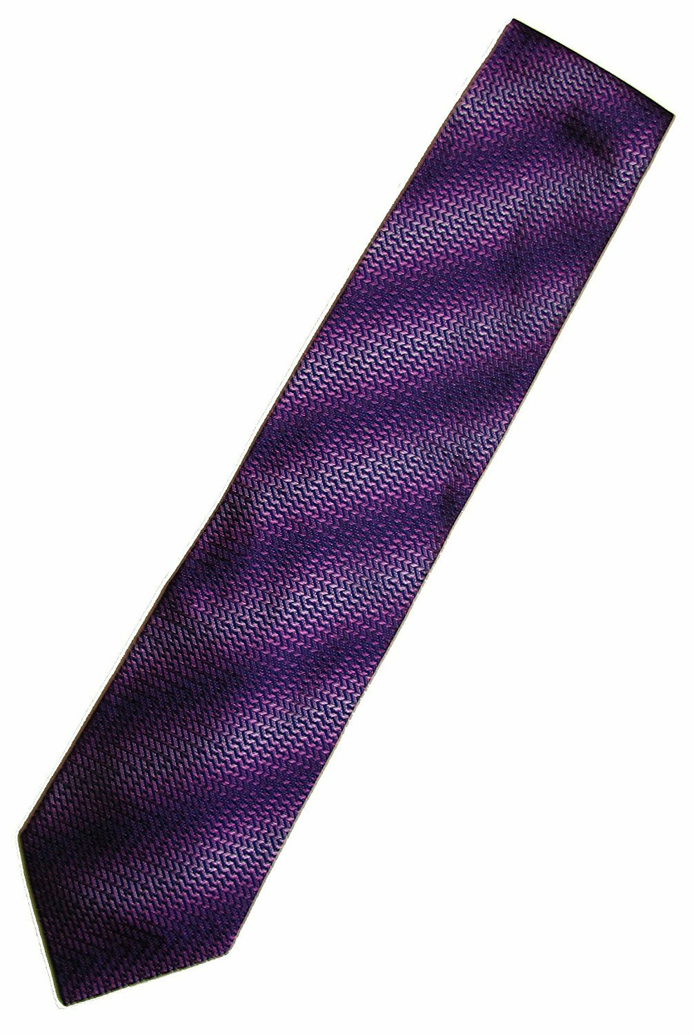 Missoni Men's 100% Silk Necktie, Labyrinth, Purple