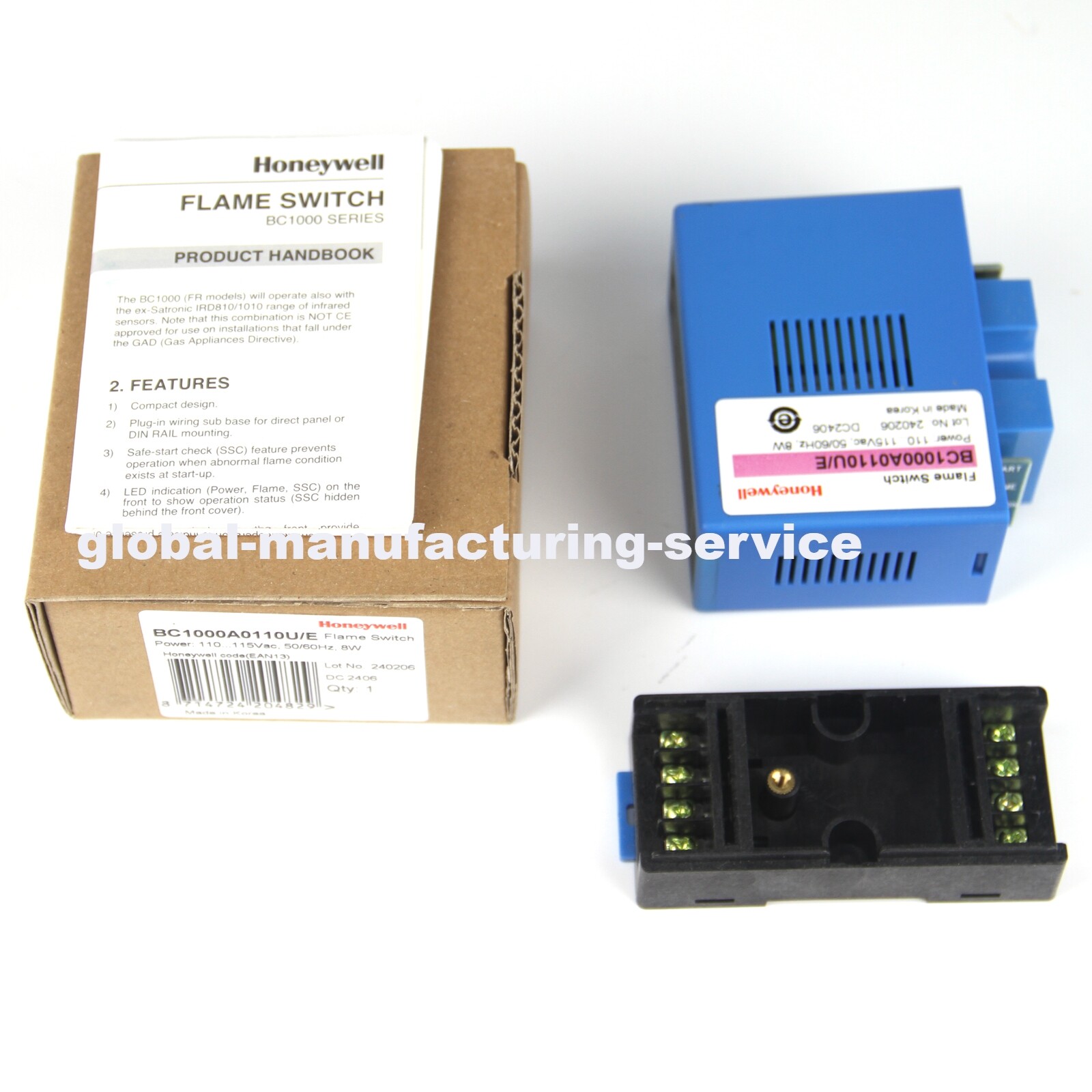 New In Box Honeywell BC1000A0110U BC1000A0110U/E Combustion Controller