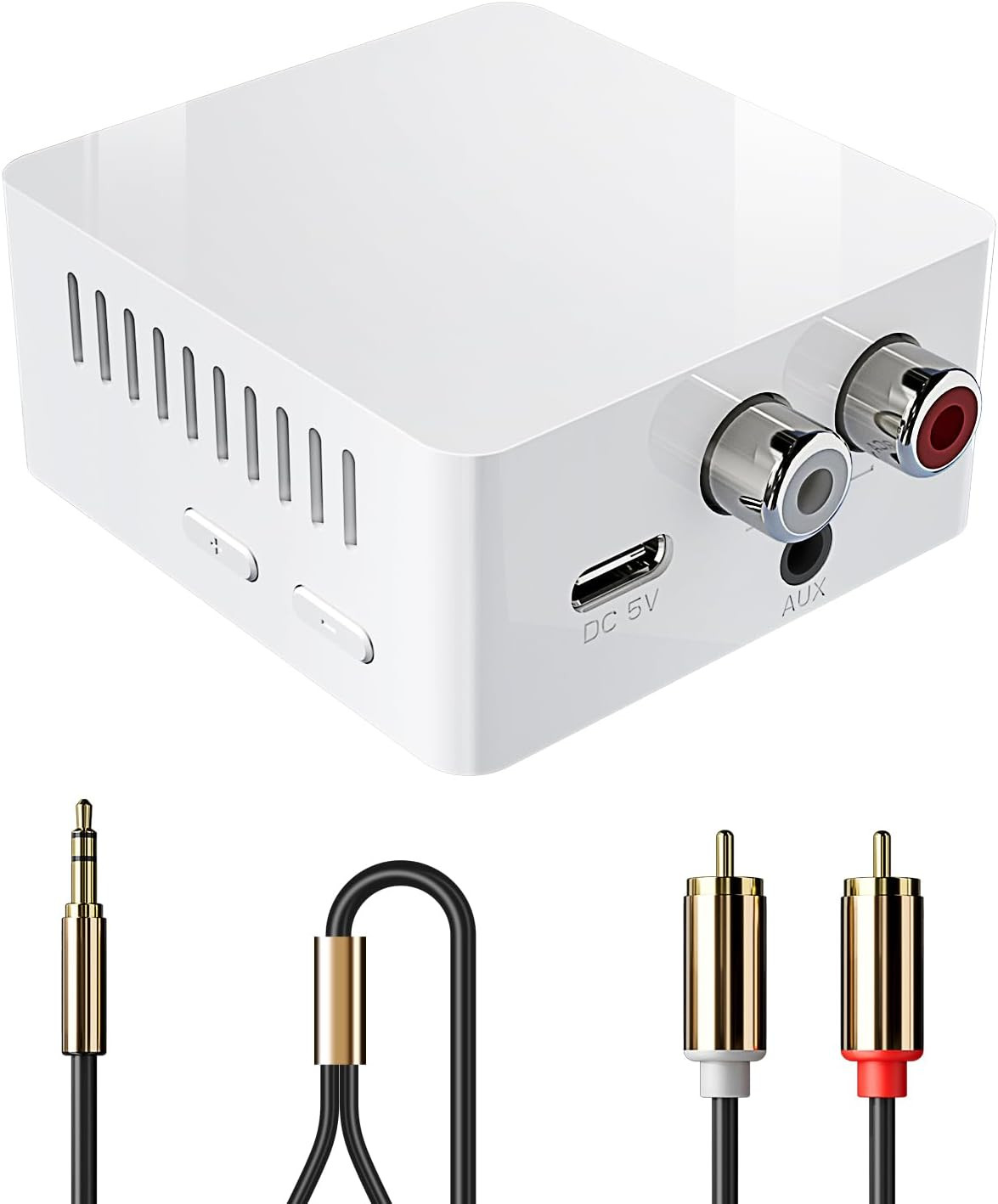Bluetooth 5.3 Receiver for Home Stereo, Wireless Audio Adapter, Hifi Music Strea