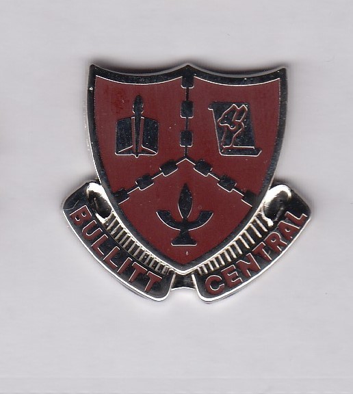 US Army JROTC Bullitt Central High School, Ky. crest DUI badge G-23