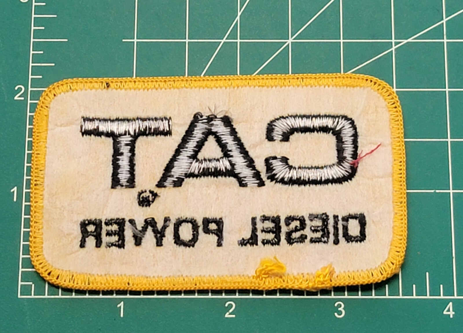 VINTAGE CAT DIESEL PATCH