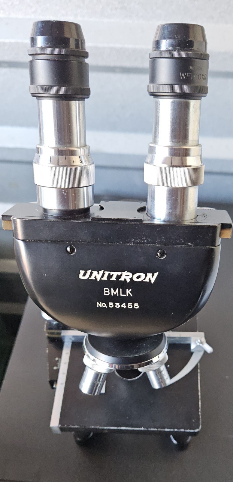 UNITRON MICROSCOPE BMLK No 53455 with protective Box