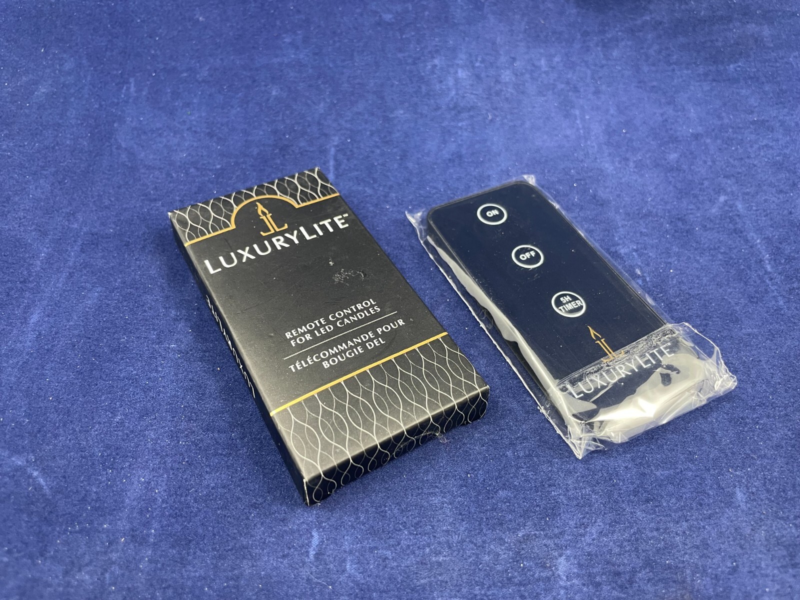 LuxuryLite Hand Held Remote Control for LED Candle Two Pack