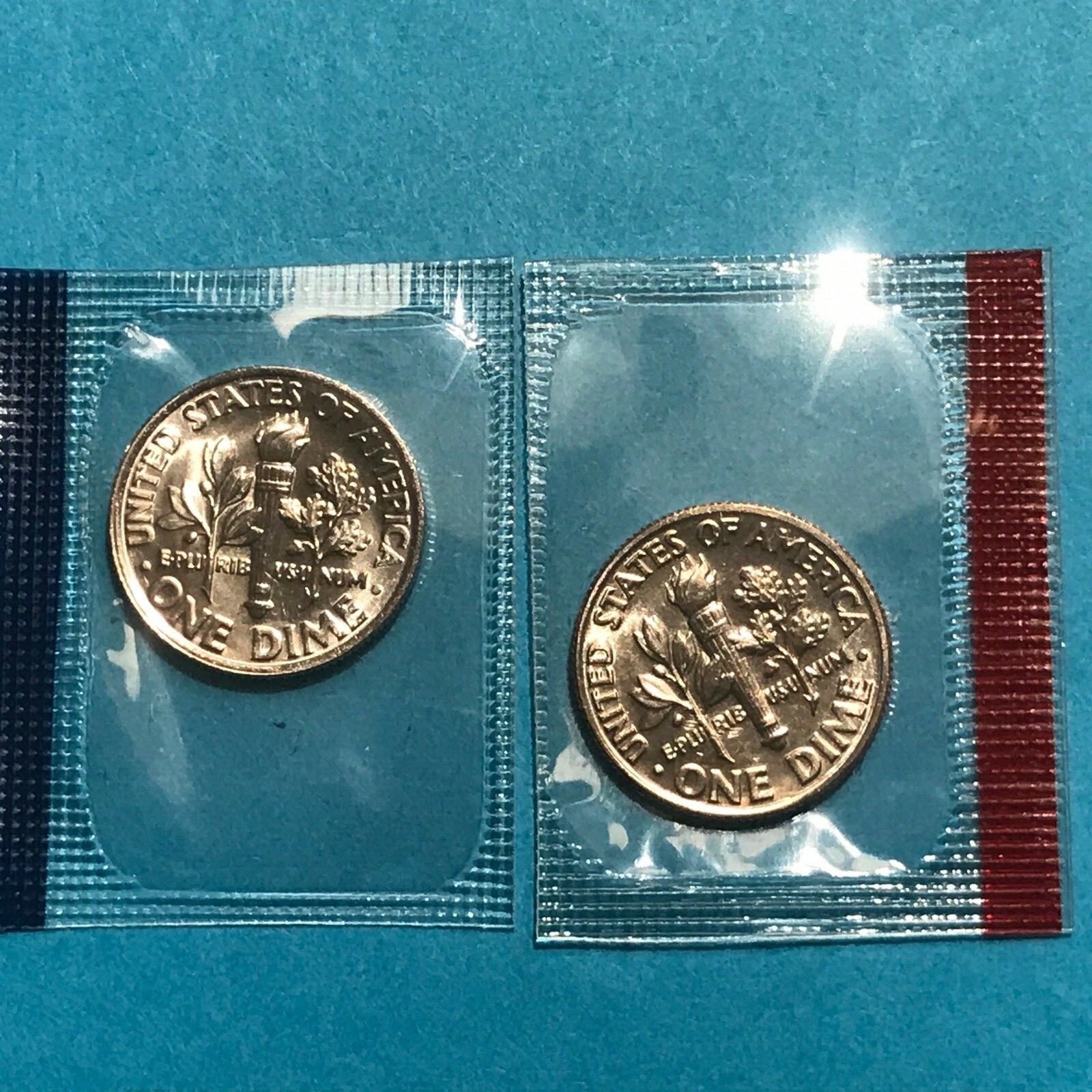 1992 P&D Roosevelt Dime US Mint Cello Unc FREE SHIP