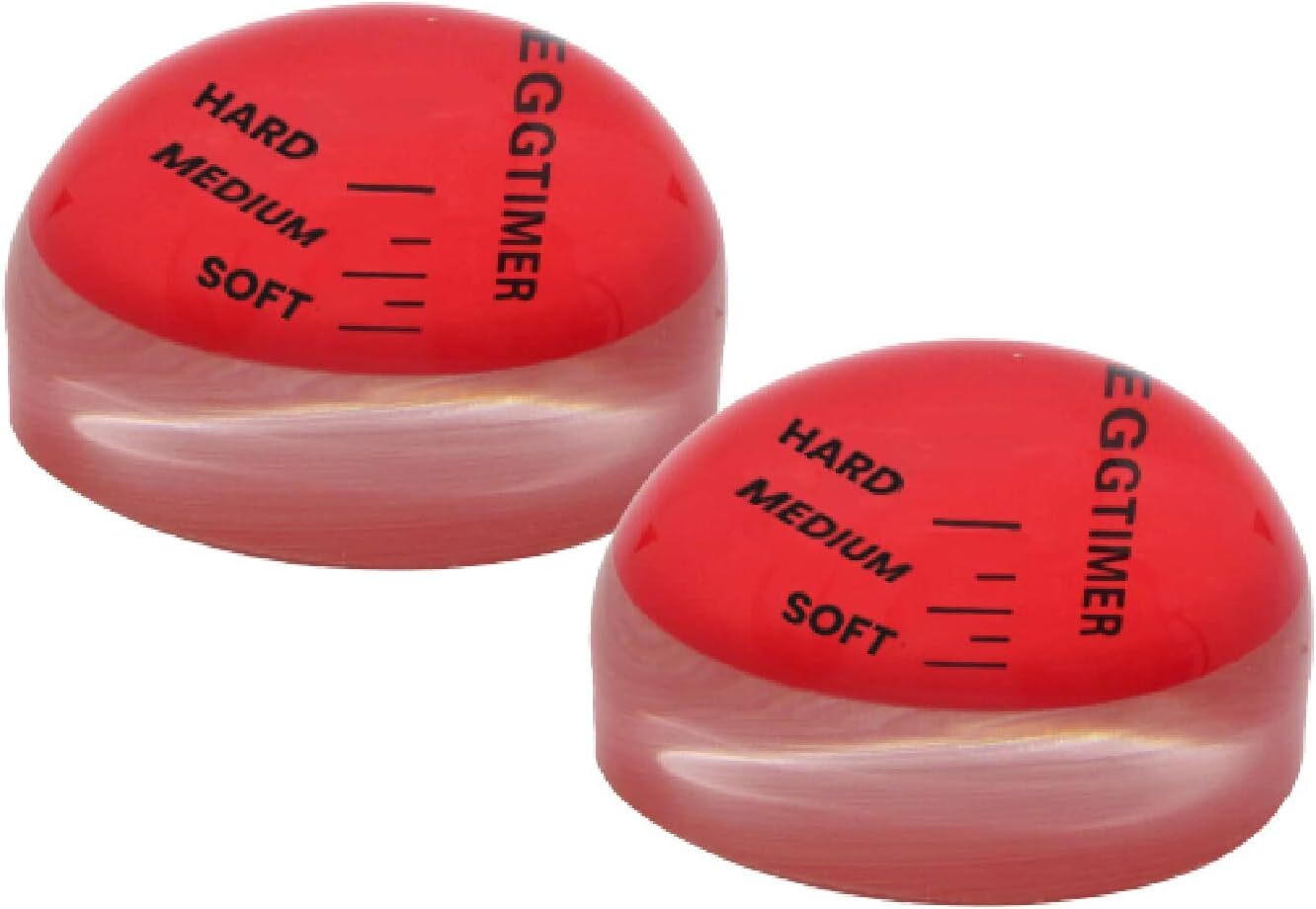 Egg Timer For Boiling Eggs (Pack Of 2) - Color Changing Indicator