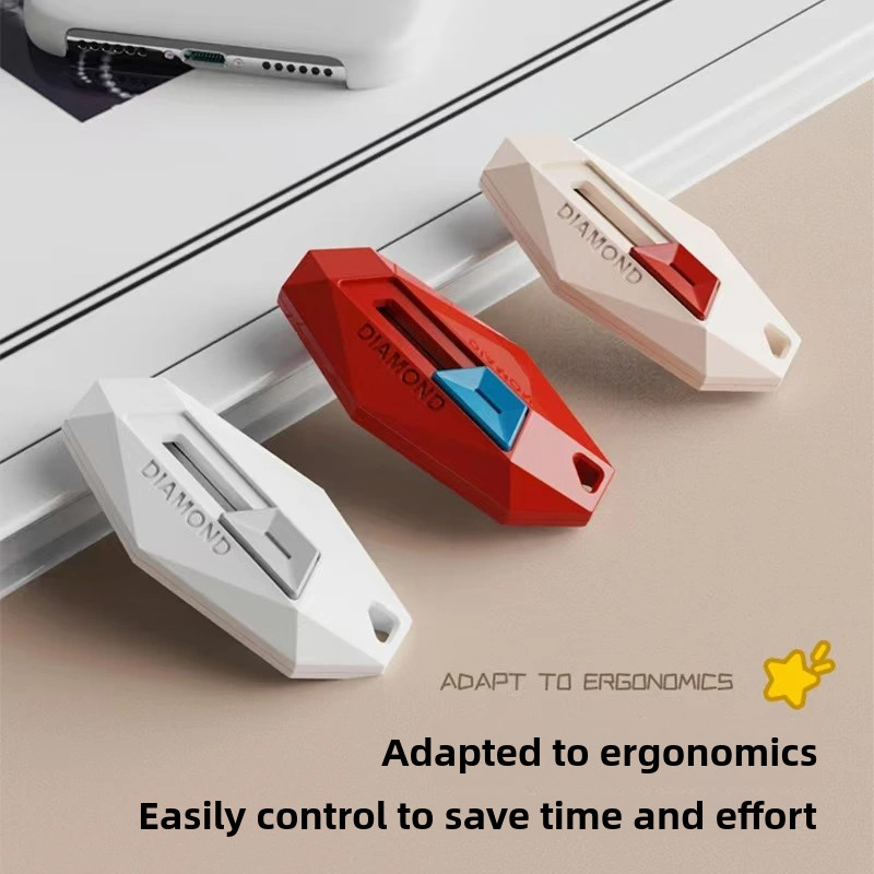 New 3 Pack Durable Sharp Razor Blade Retractable Utility Knife Box Cutter