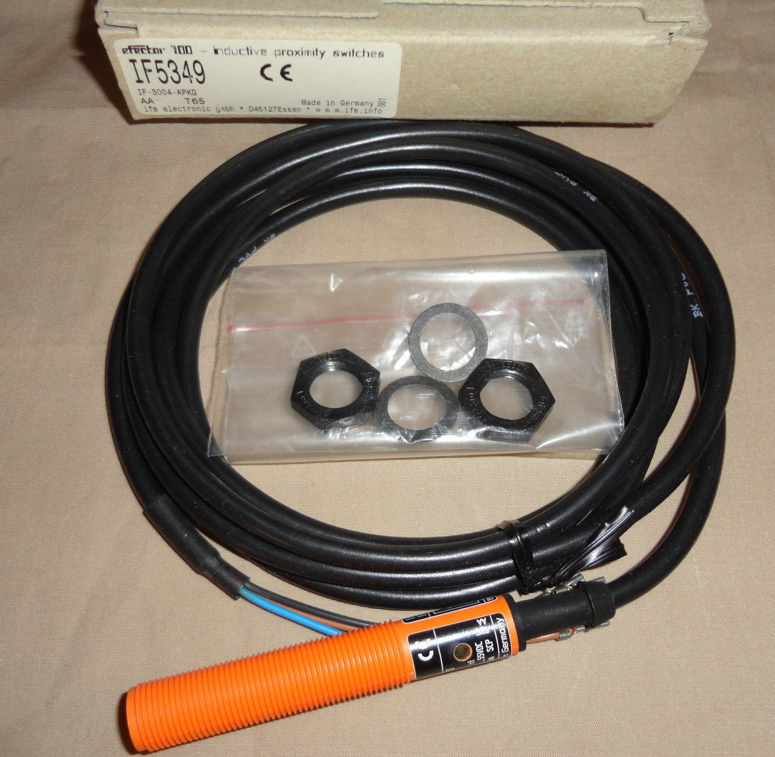 EFECTOR 100 IF5349 INDUCTIVE PROXIMITY SWITCH IFM SENSOR NEW