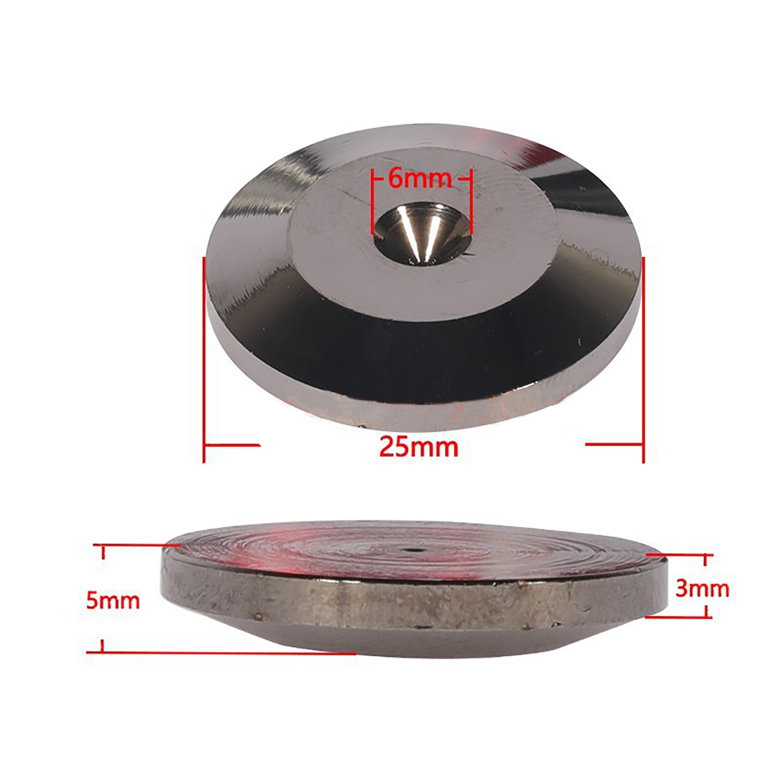 8pcs Speaker Base Desk Foot Pad Stable Floor Shock Absorber Stand Durable B
