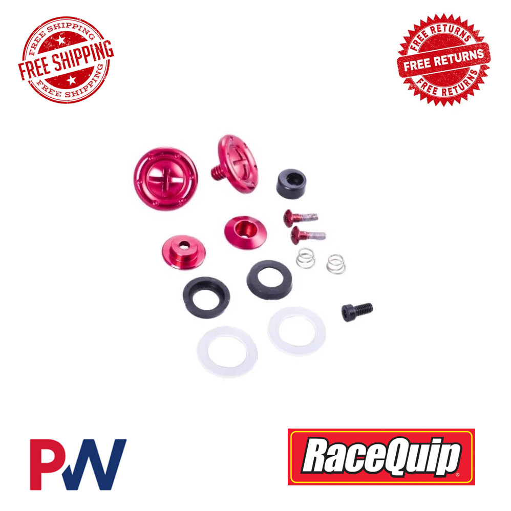 RaceQuip Face Shield Pivot Kit For PRO & VESTA Model Helmets - Red